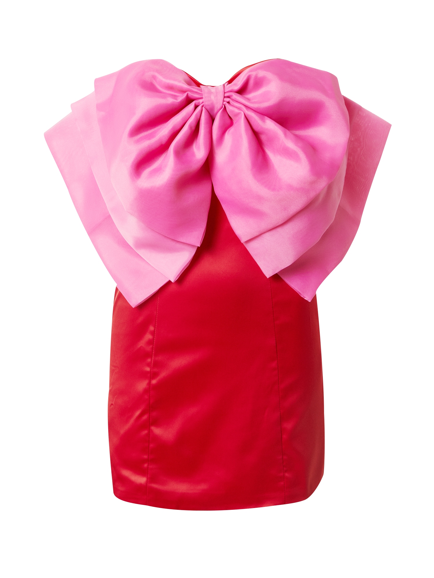 AMY LYNN Koktejl obleka 'Oscar'  roza / rdeča