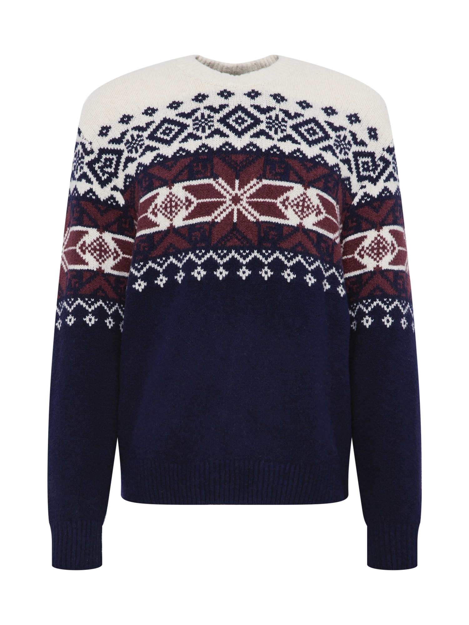 Abercrombie & Fitch Pulover  temno modra / pueblo / bela