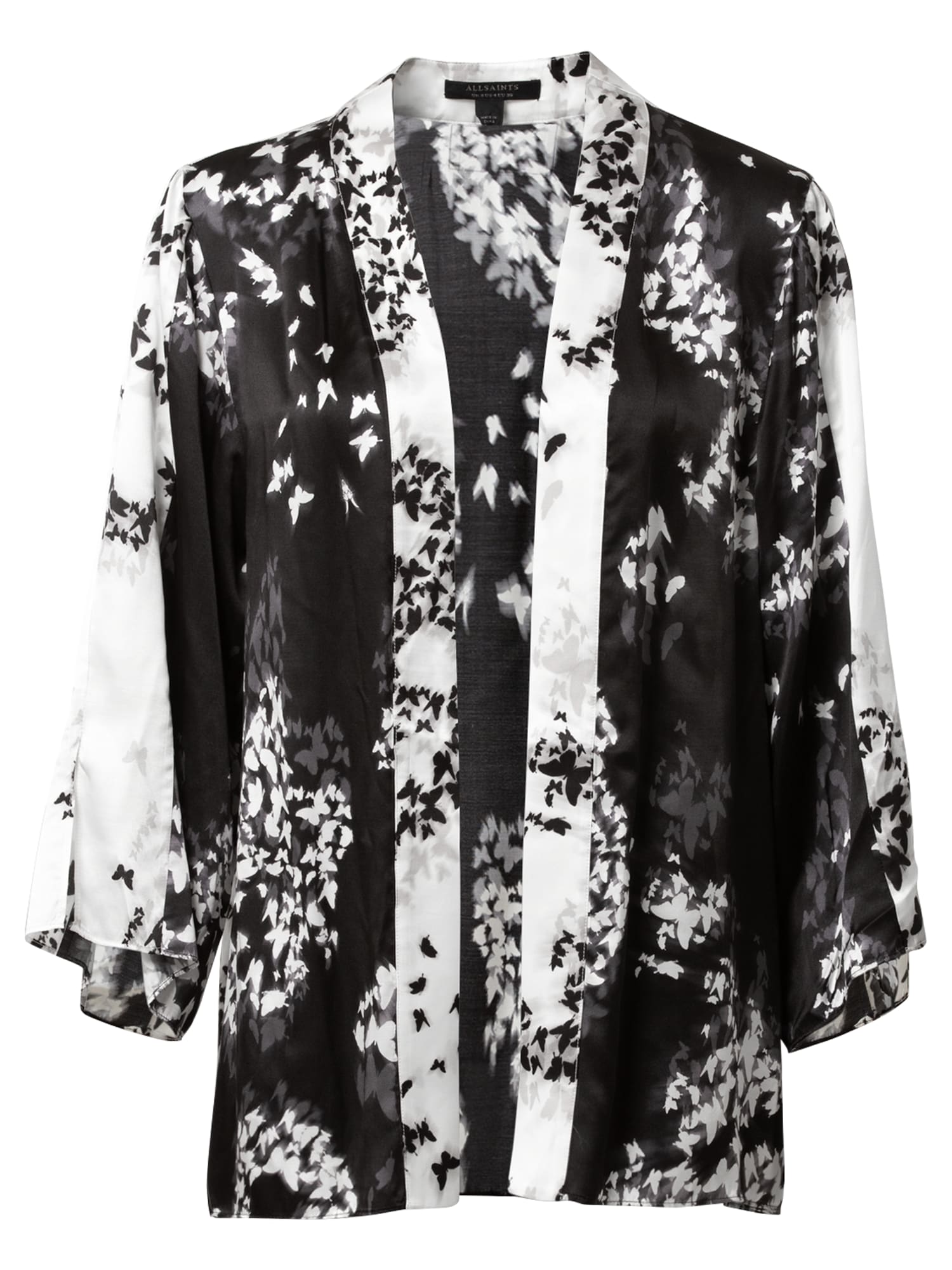 AllSaints Kimono 'CASI ORSINO'  črna / bela