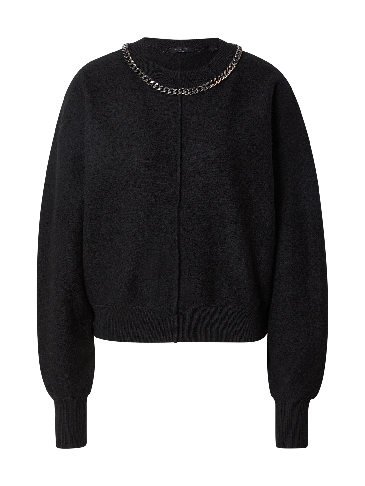 AllSaints Pulover  črna