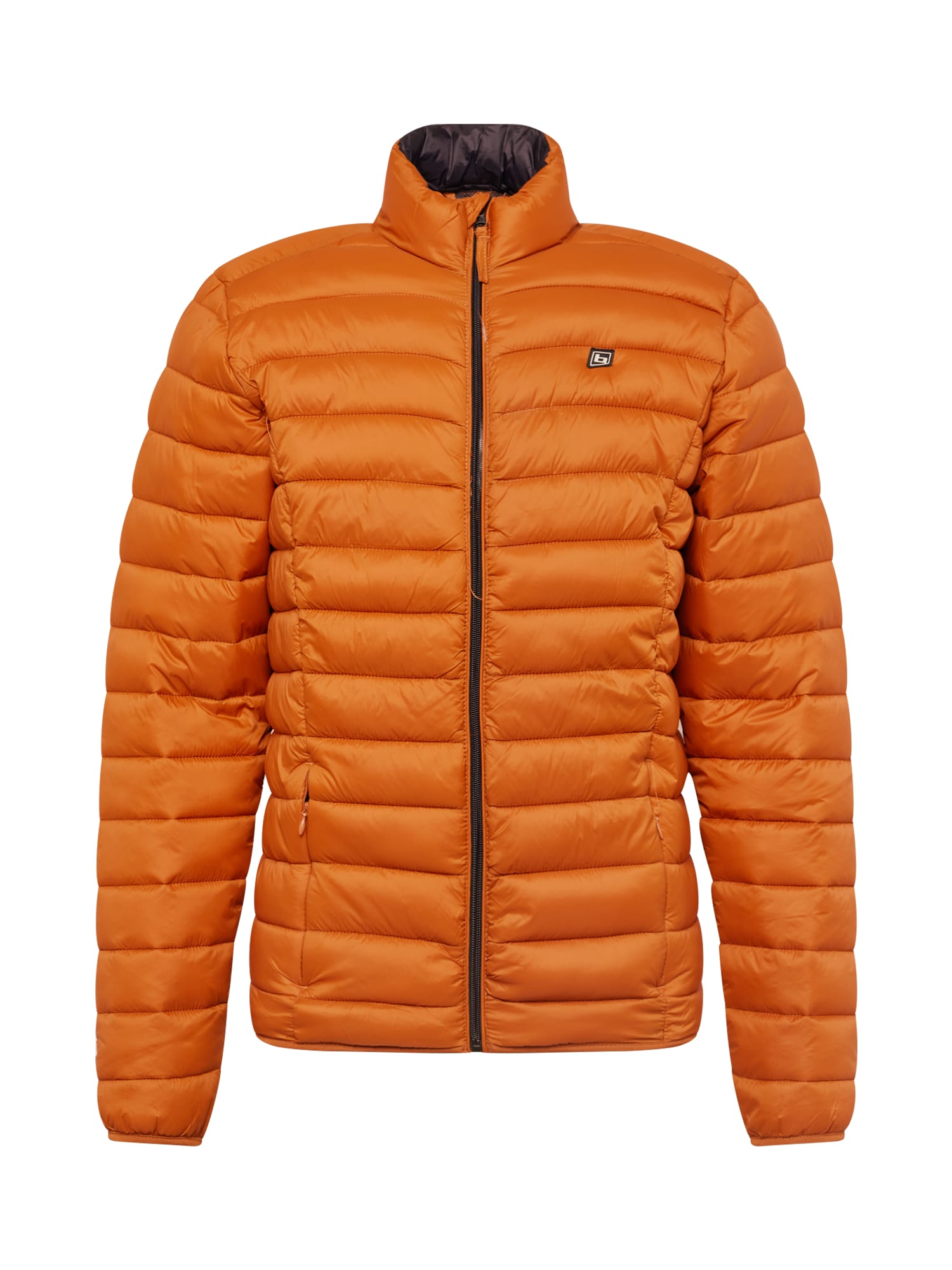 BLEND Prehodna jakna  oranžna / črna / bela