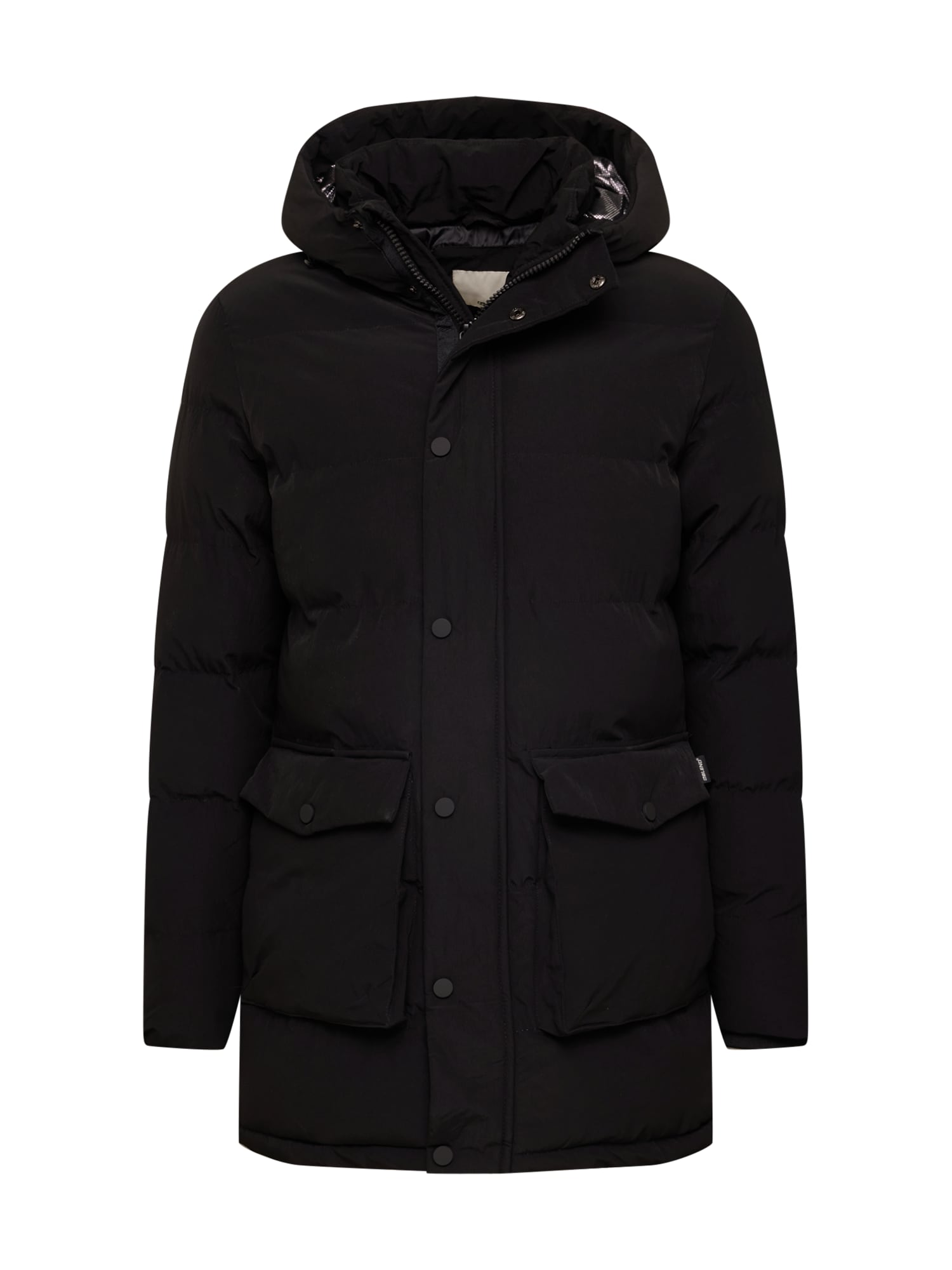 BLEND Zimska jakna  črna