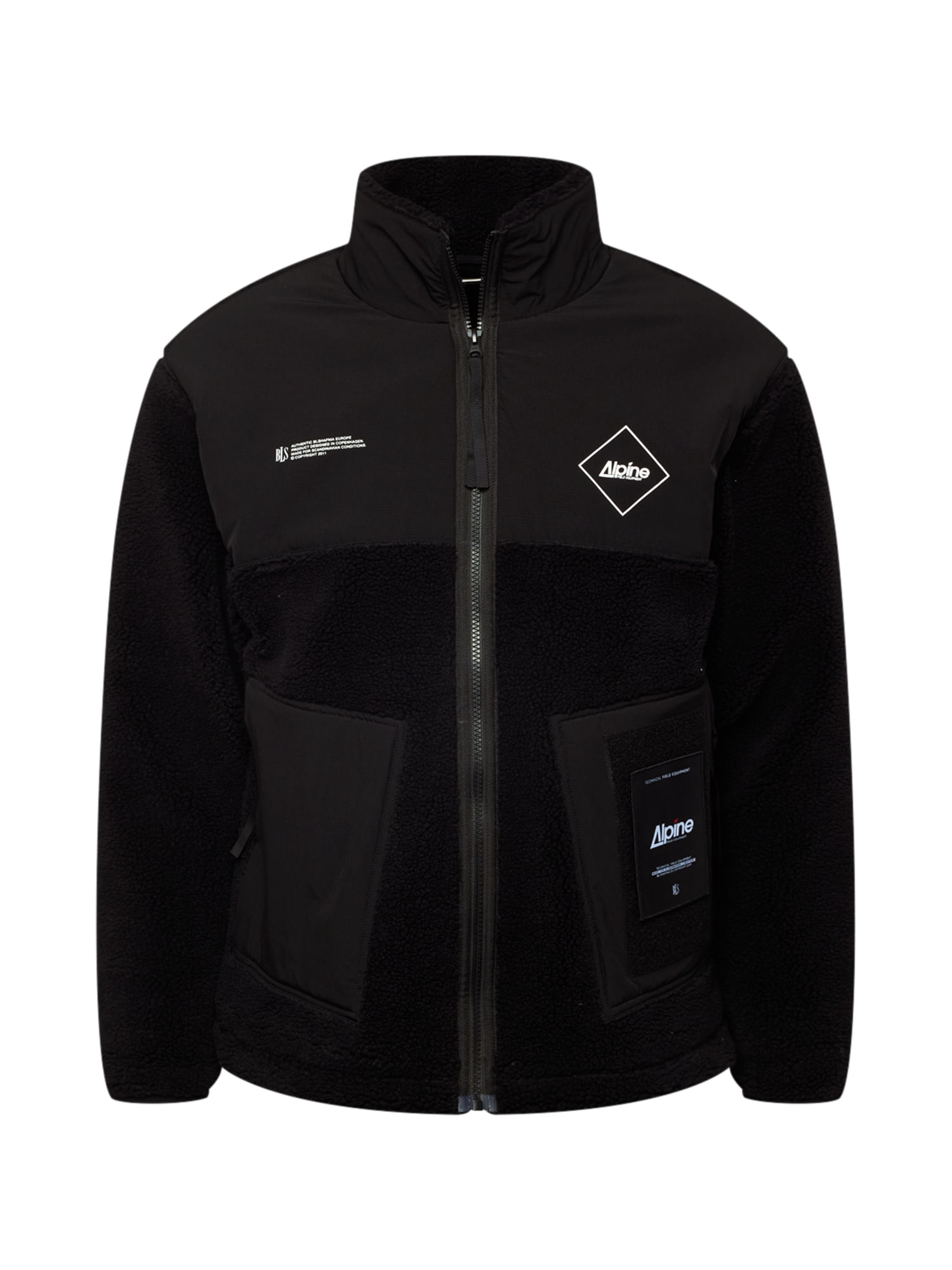 BLS HAFNIA Prehodna jakna 'Alpine'  črna / bela