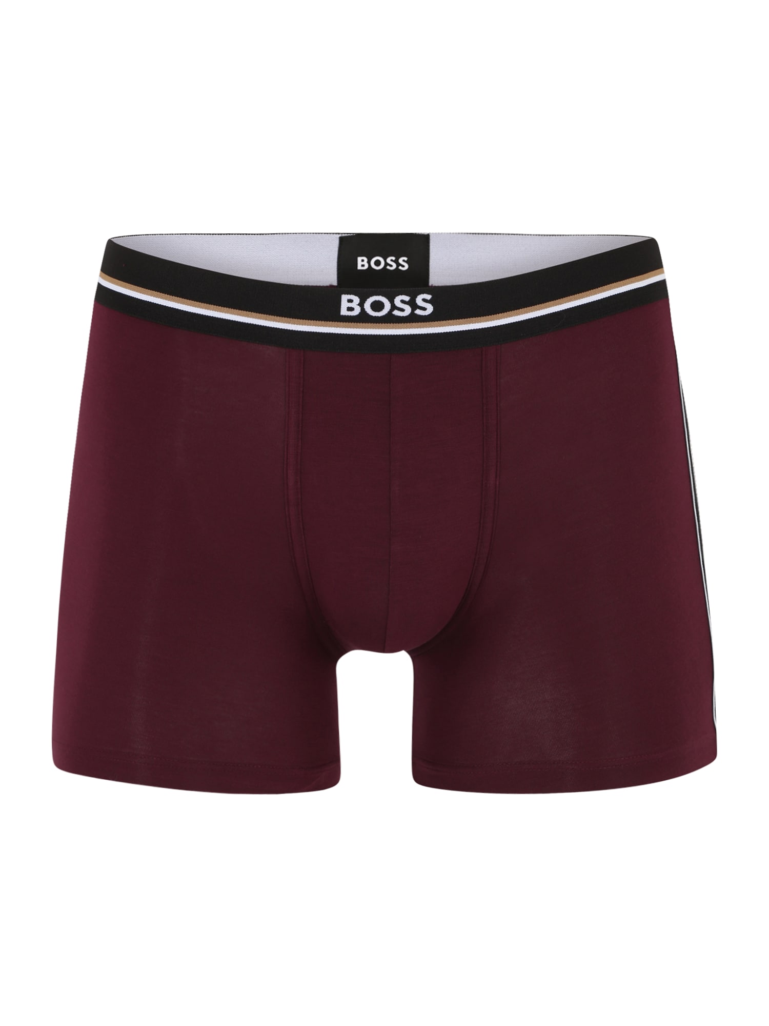 BOSS Black Boksarice 'BoxerBr Relax'  svetlo rjava / robida / črna / bela