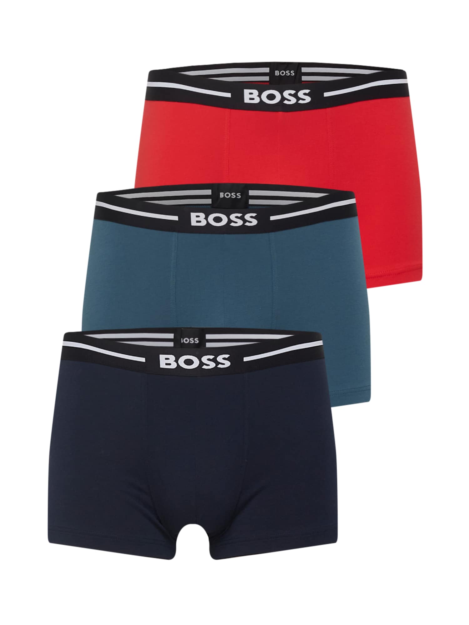 BOSS Black Boksarice  petrol / rdeča / črna / bela