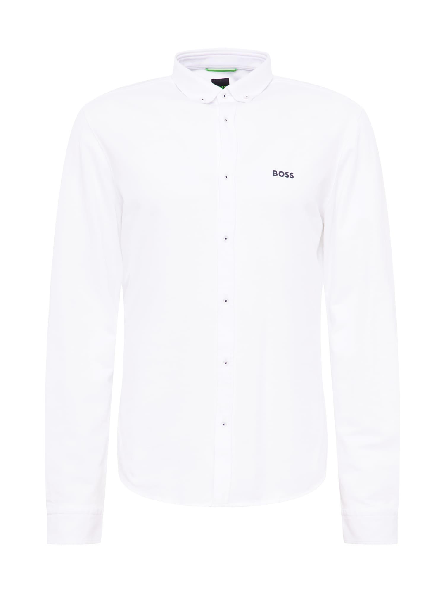BOSS Green Srajca 'BIADO'  mornarska / bela