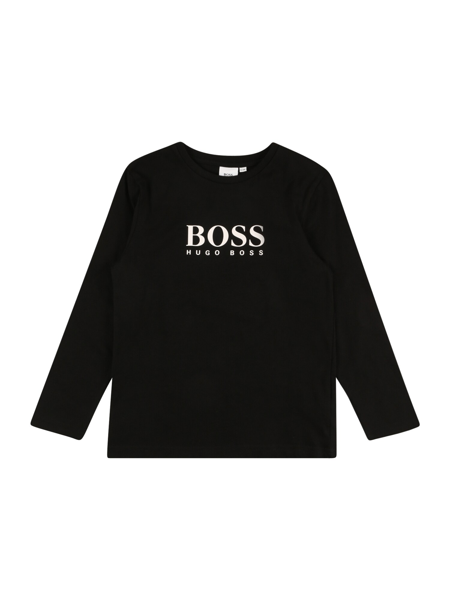 BOSS Kidswear Majica  črna / bela