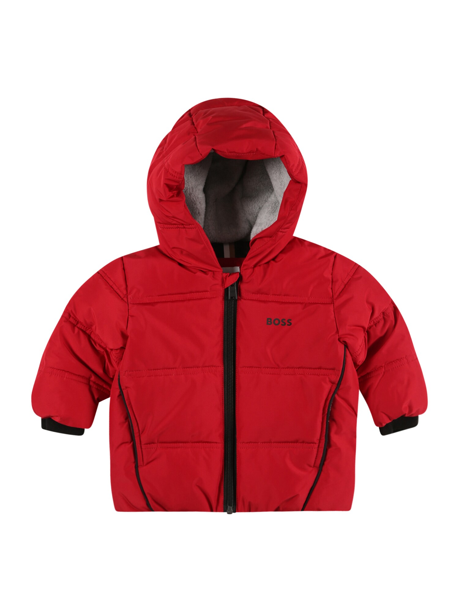 BOSS Kidswear Prehodna jakna  rdeča / črna