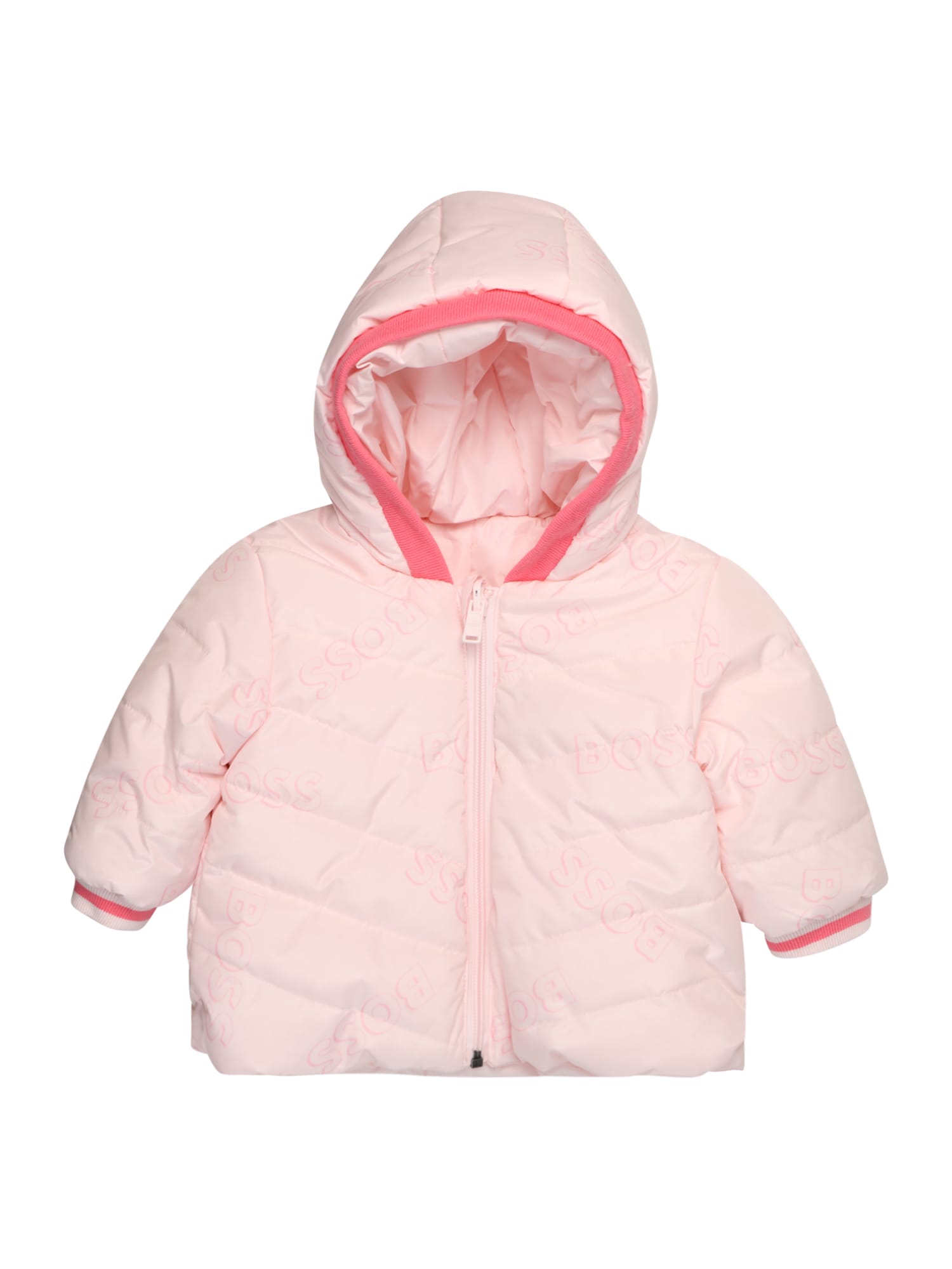 BOSS Kidswear Zimska jakna  fuksija / roza