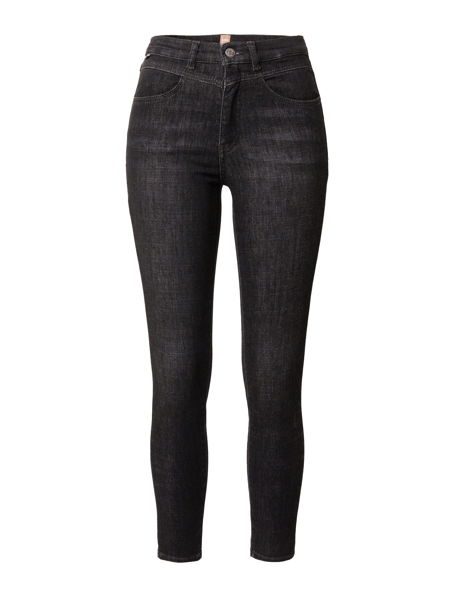 BOSS Orange Kavbojke 'SKINNY CROP 4.1'  siv denim