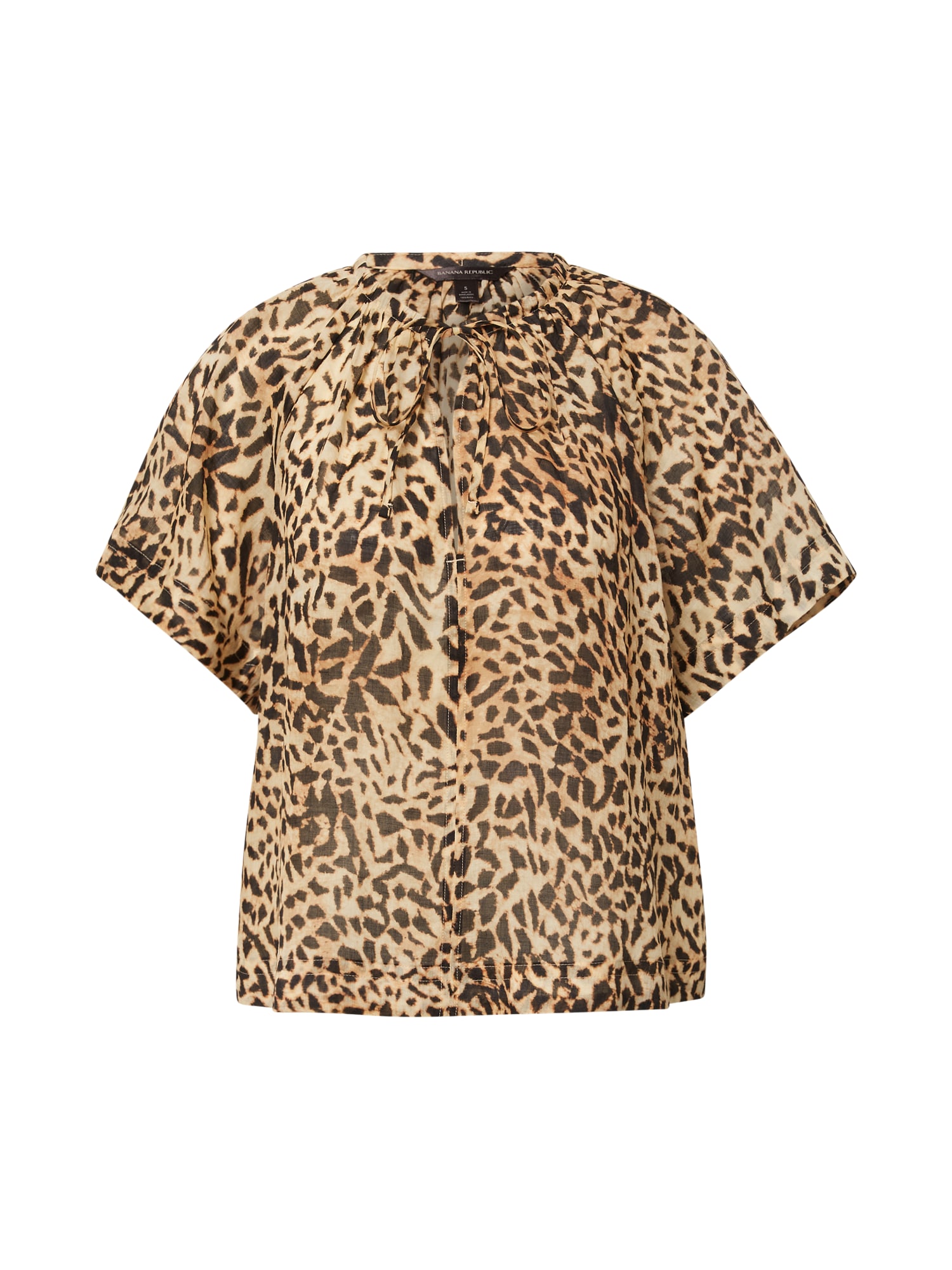 Banana Republic Bluza  kremna / svetlo rjava / črna