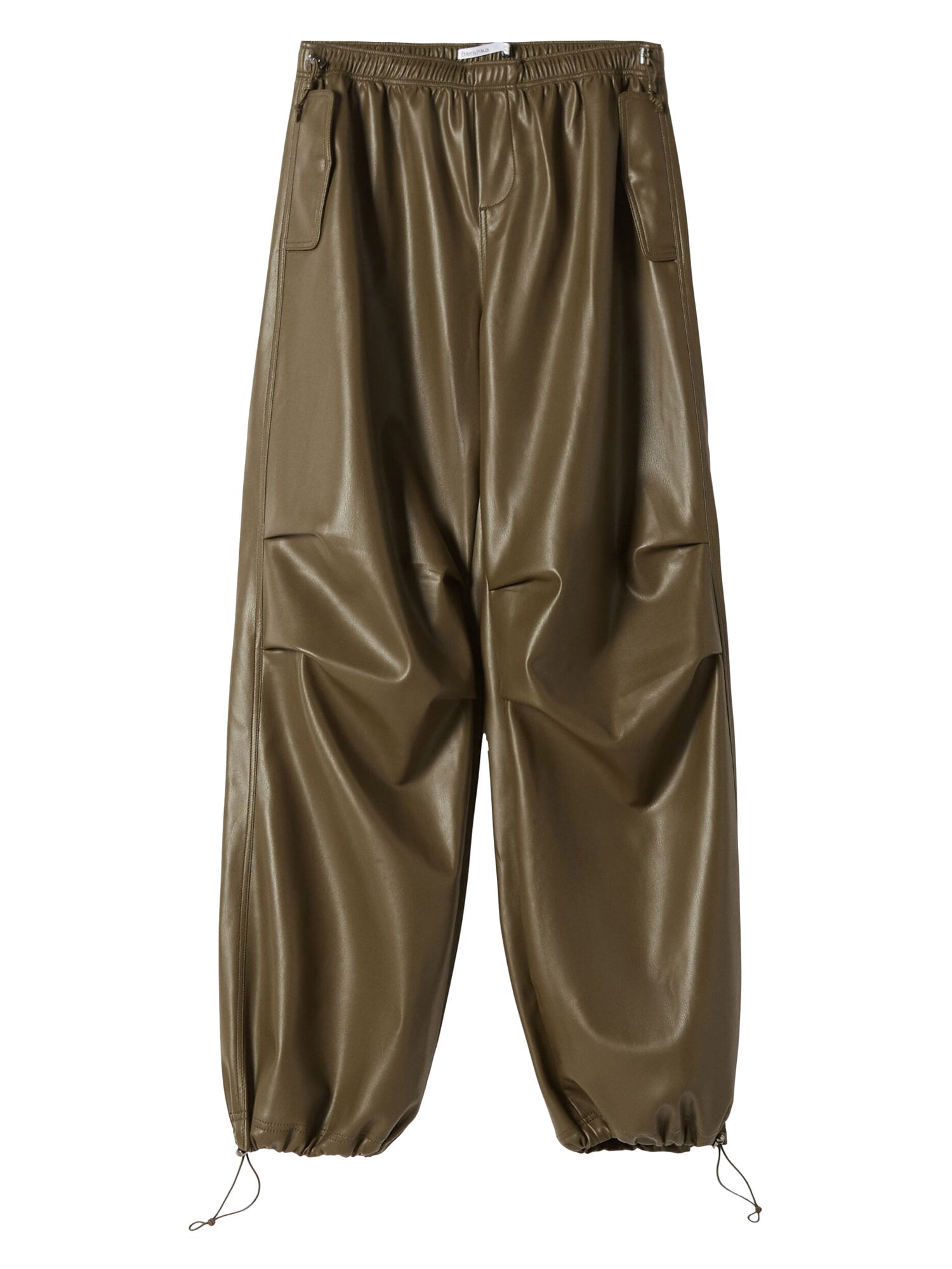 Bershka Hlače  kaki