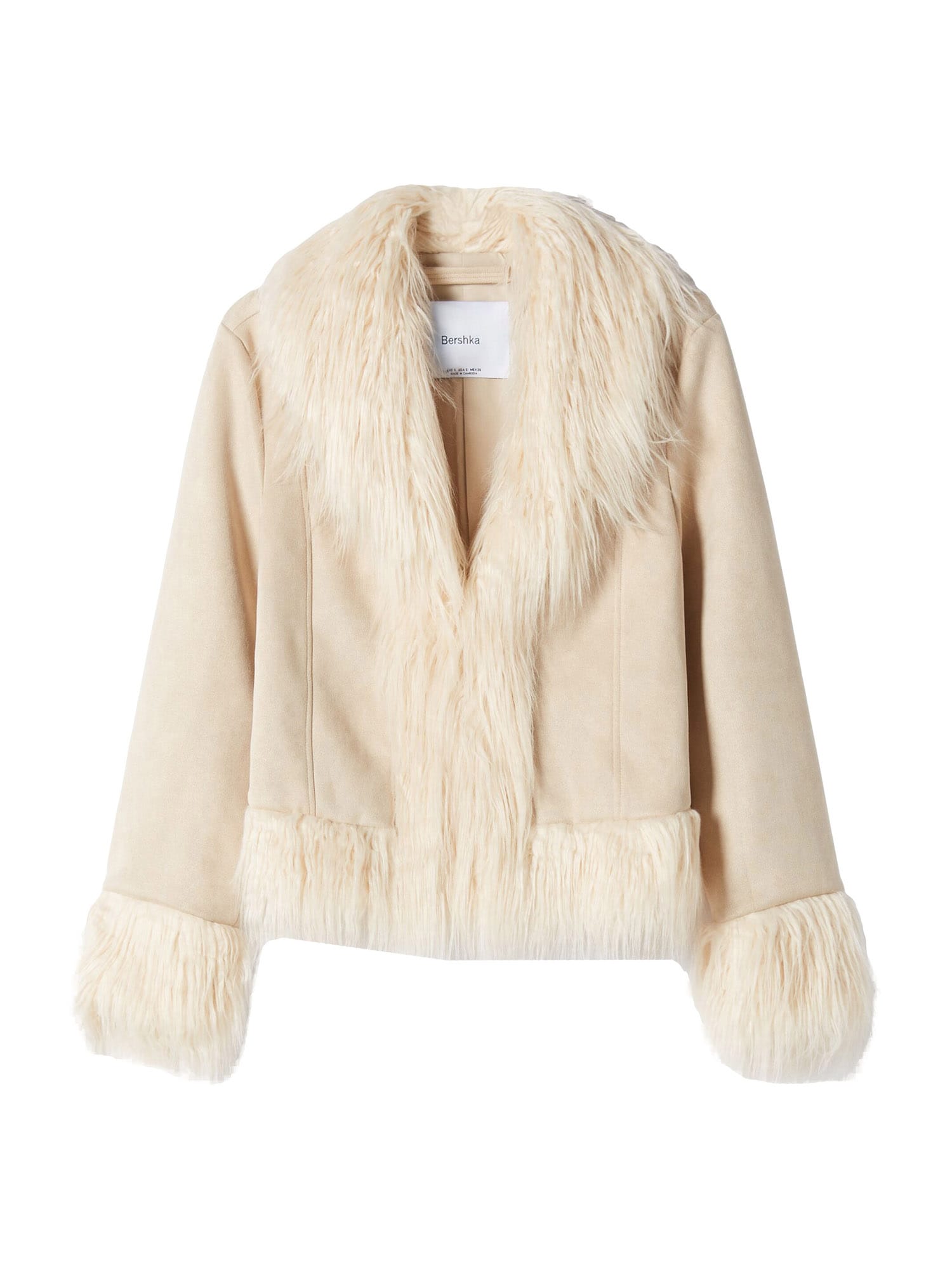 Bershka Prehodna jakna  kremna