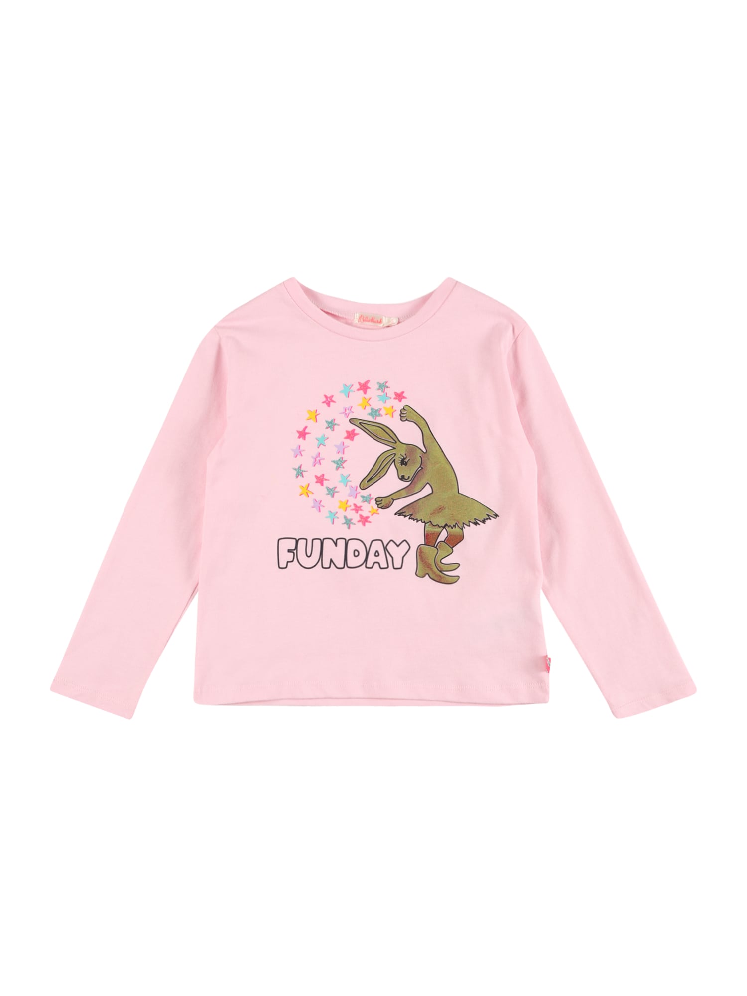 Billieblush Majica  svetlo modra / rjava / roza / črna