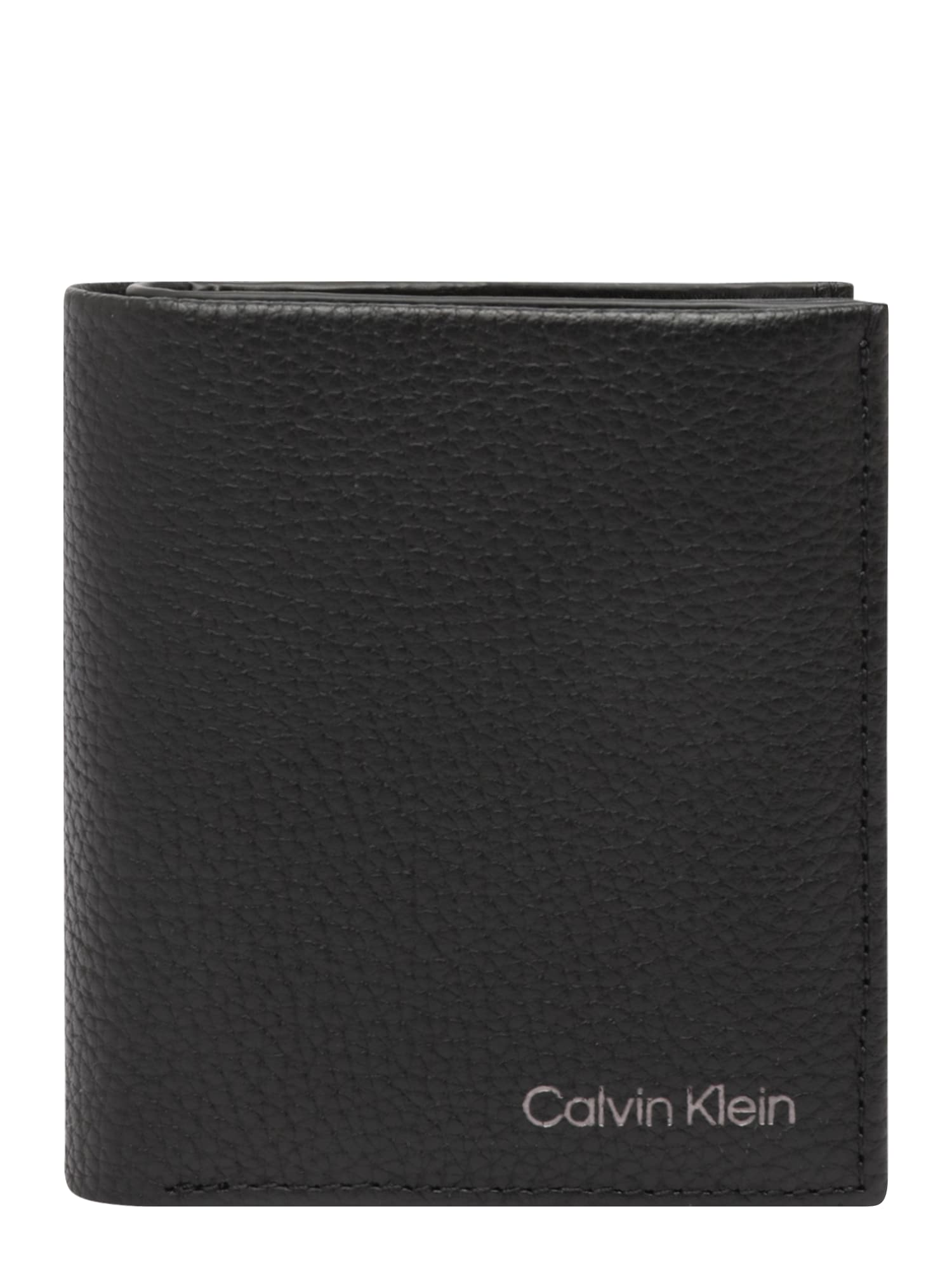 Calvin Klein Denarnica  srebrno-siva / črna