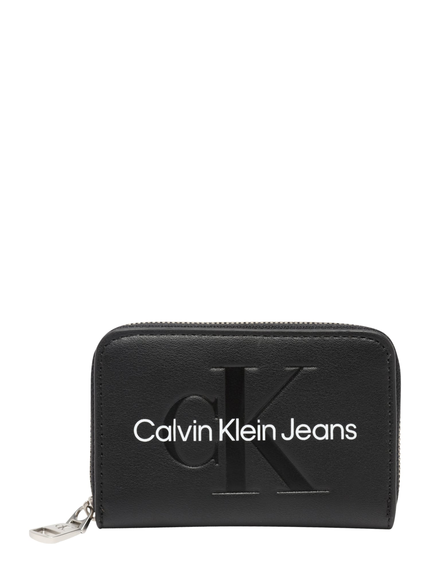 Calvin Klein Jeans Denarnica  črna / bela