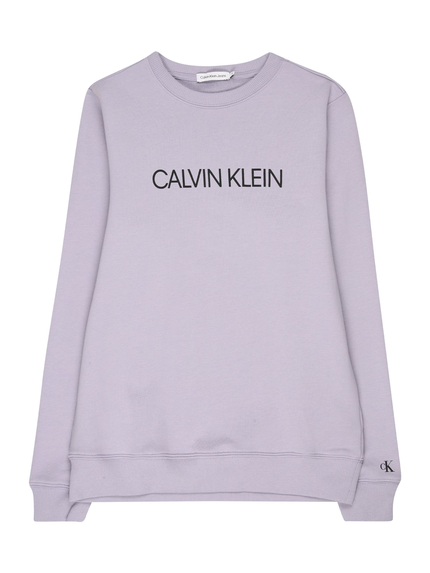 Calvin Klein Jeans Majica  pastelno lila / črna
