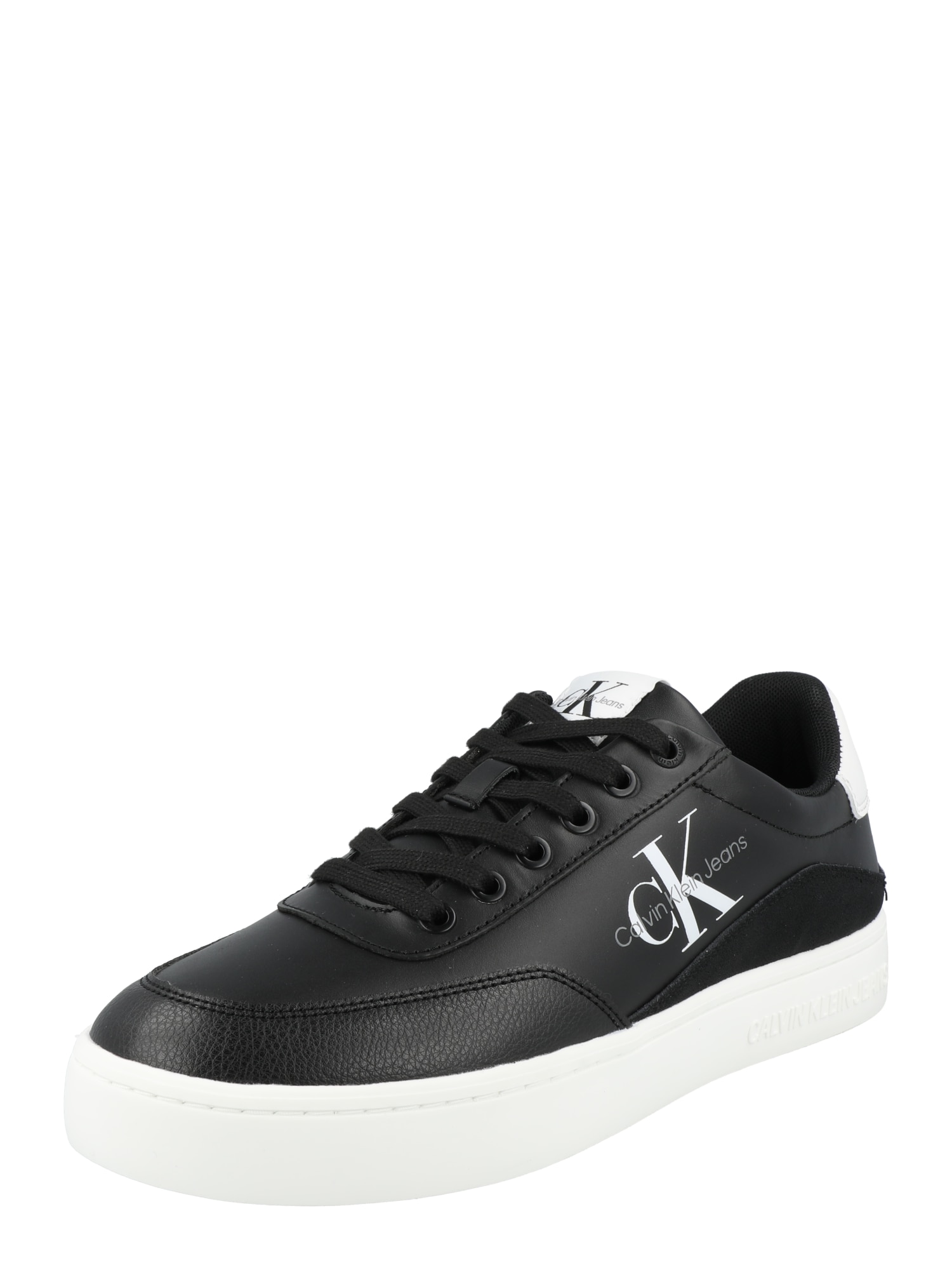 Calvin Klein Jeans Nizke superge  črna / bela