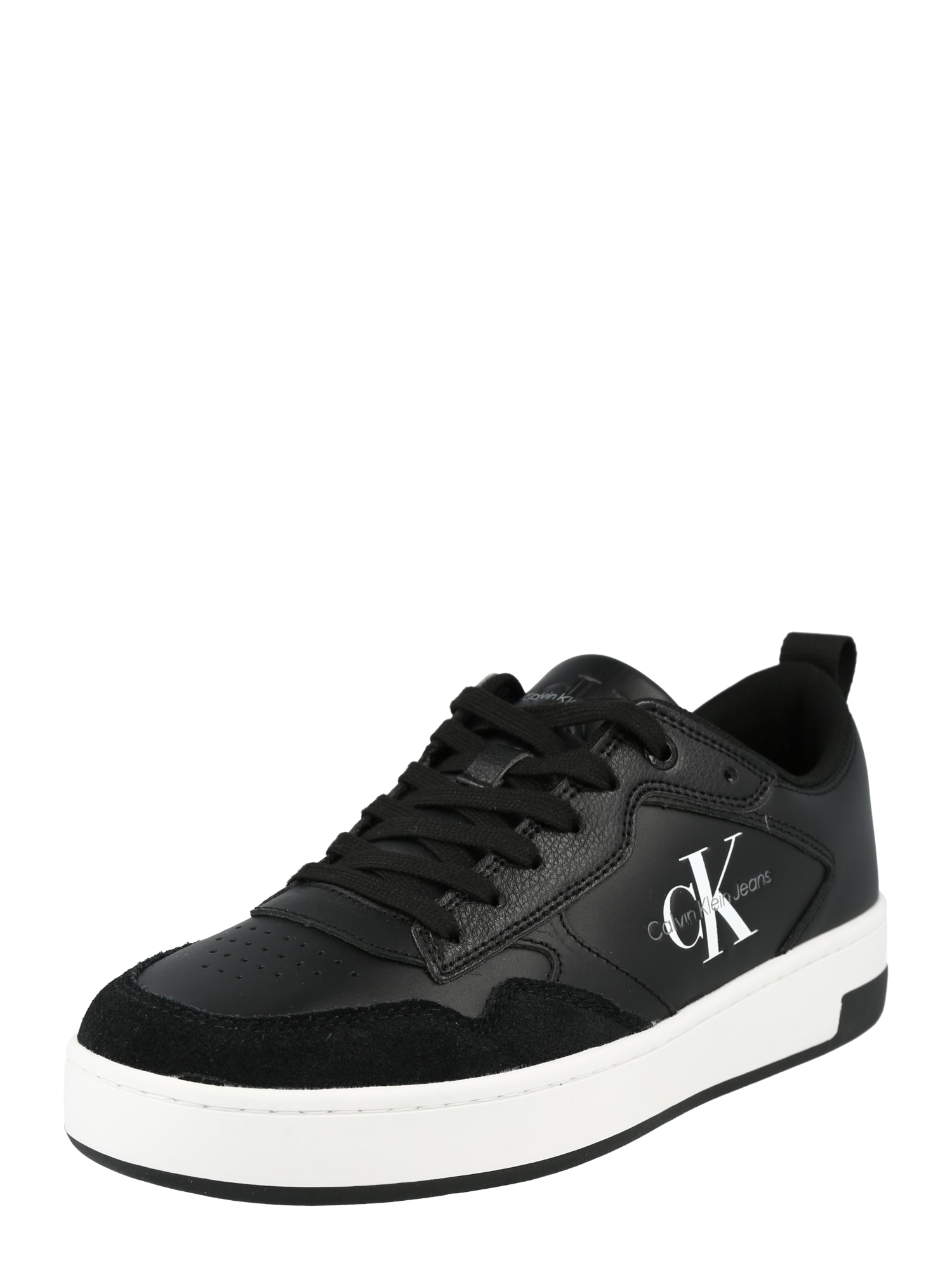 Calvin Klein Jeans Nizke superge  črna / bela