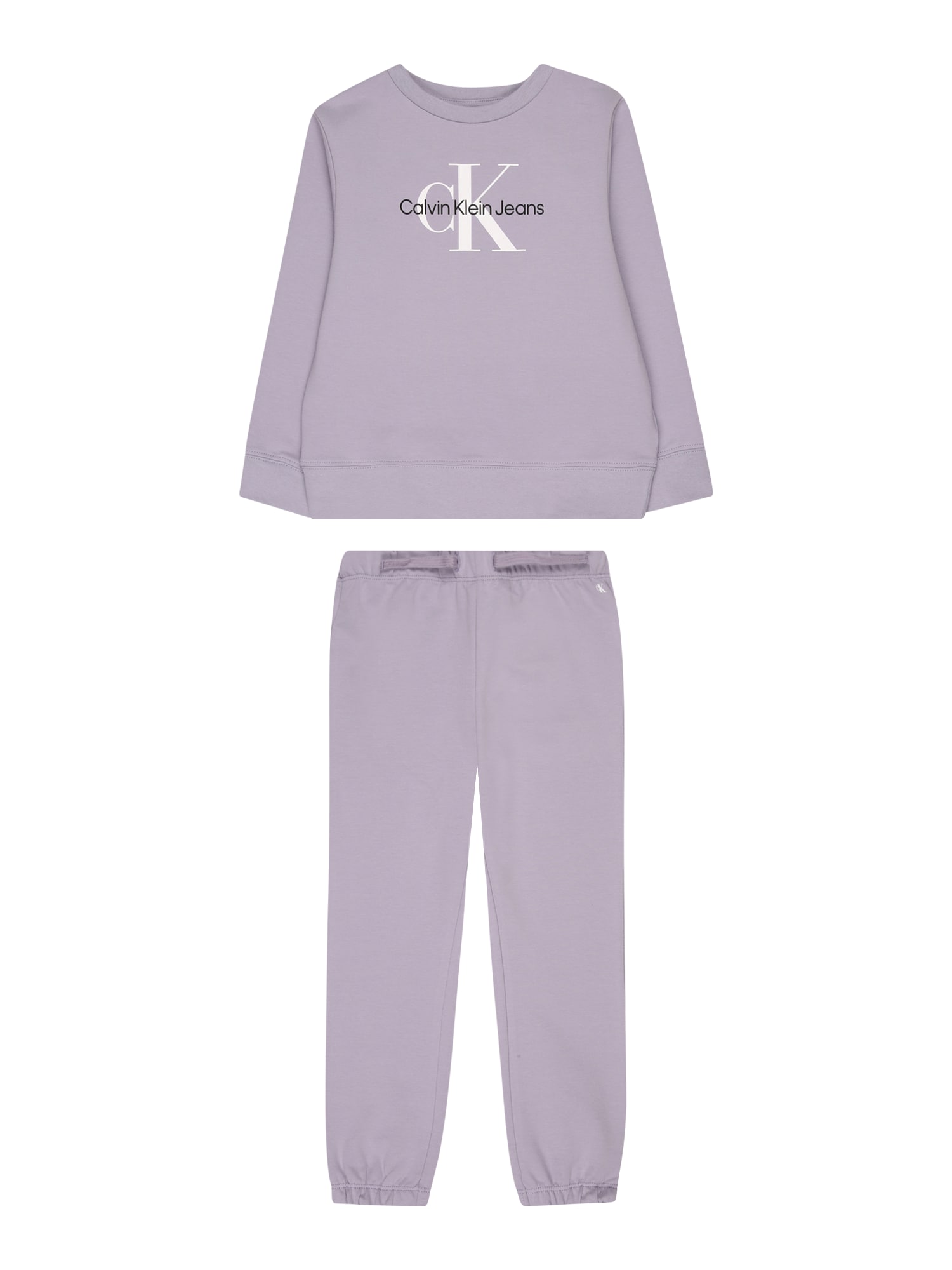 Calvin Klein Jeans Trenirka za tek  pastelno lila / črna / bela