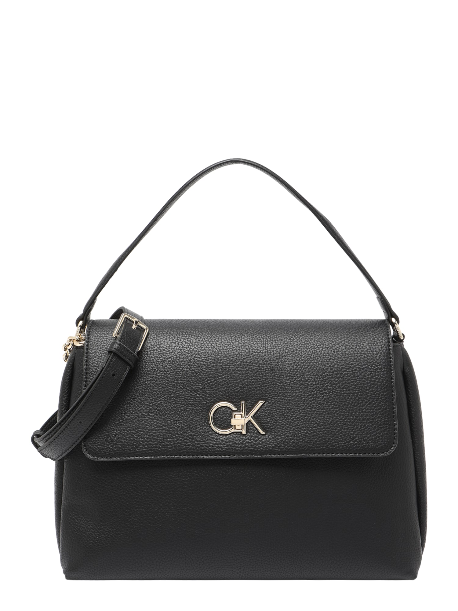 Calvin Klein Ročna torbica  zlata / črna