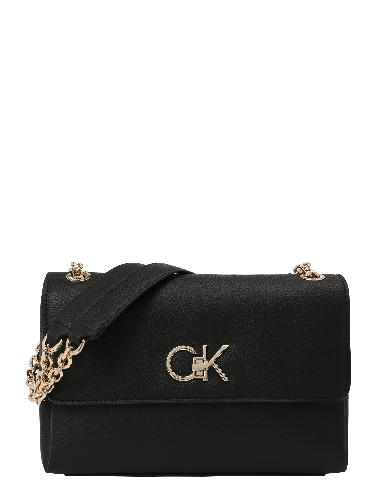 Calvin Klein Torba za čez ramo  zlata / črna