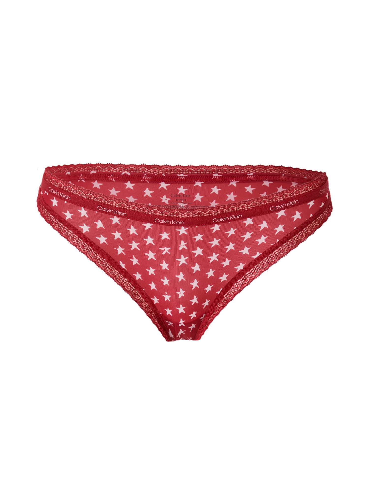 Calvin Klein Underwear Spodnje hlačke  temno rjava / burgund / svetlo rdeča / off-bela