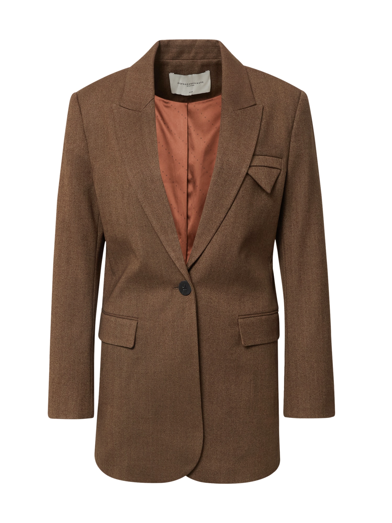 Copenhagen Muse Blazer 'TAILOR'  svetlo rjava / temno rjava