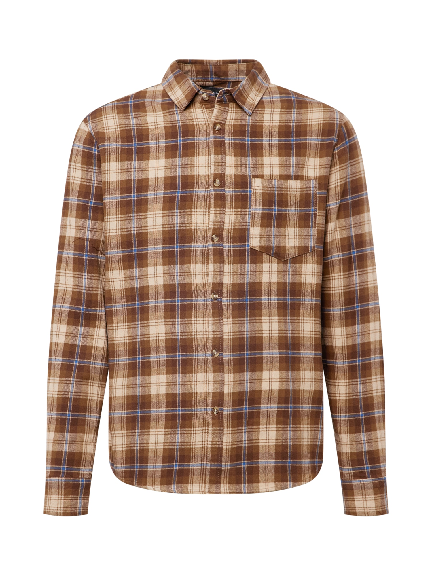 Cotton On Srajca 'CAMDEN'  modra / čokolada / svetlo rjava