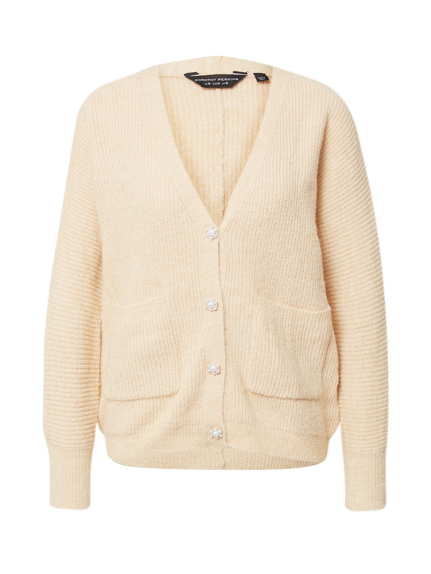 Dorothy Perkins Pletena jopa  šampanjec