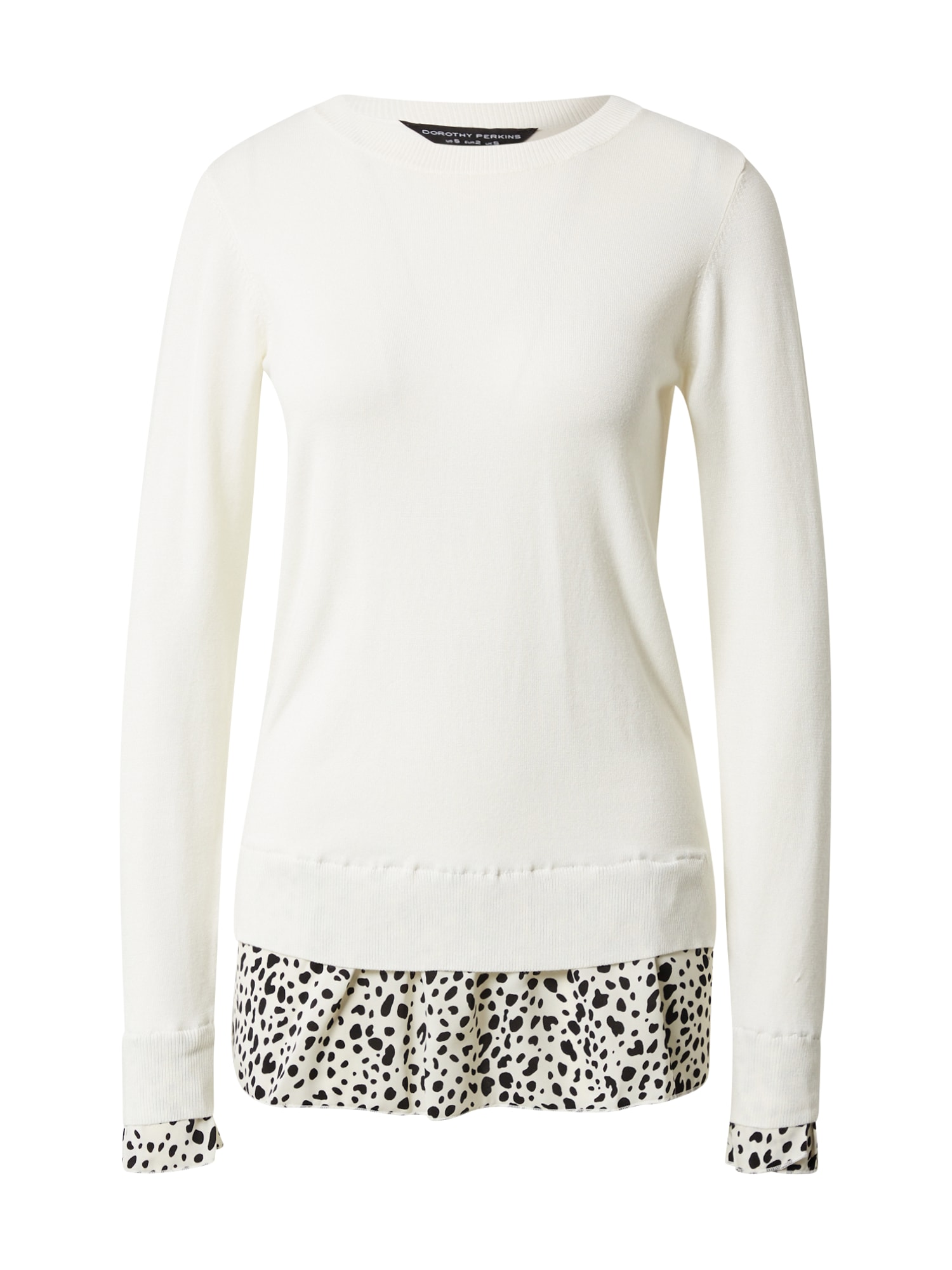 Dorothy Perkins Pulover  bež / kremna / črna
