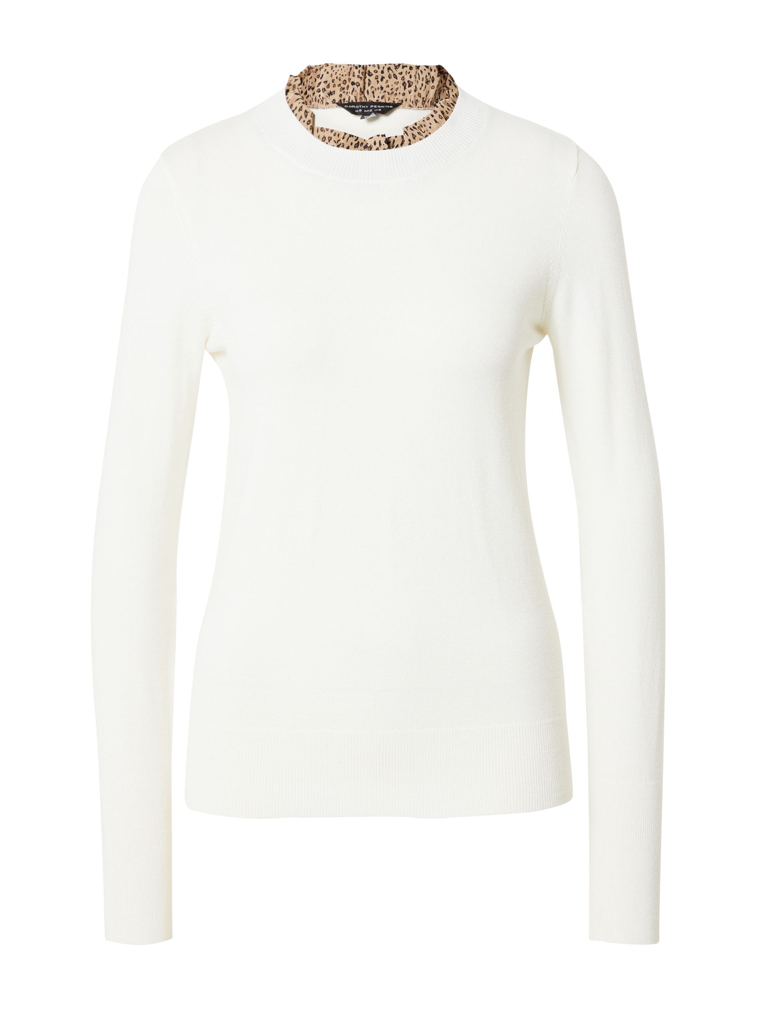 Dorothy Perkins Pulover  bež / rjava / črna / jajčna lupina