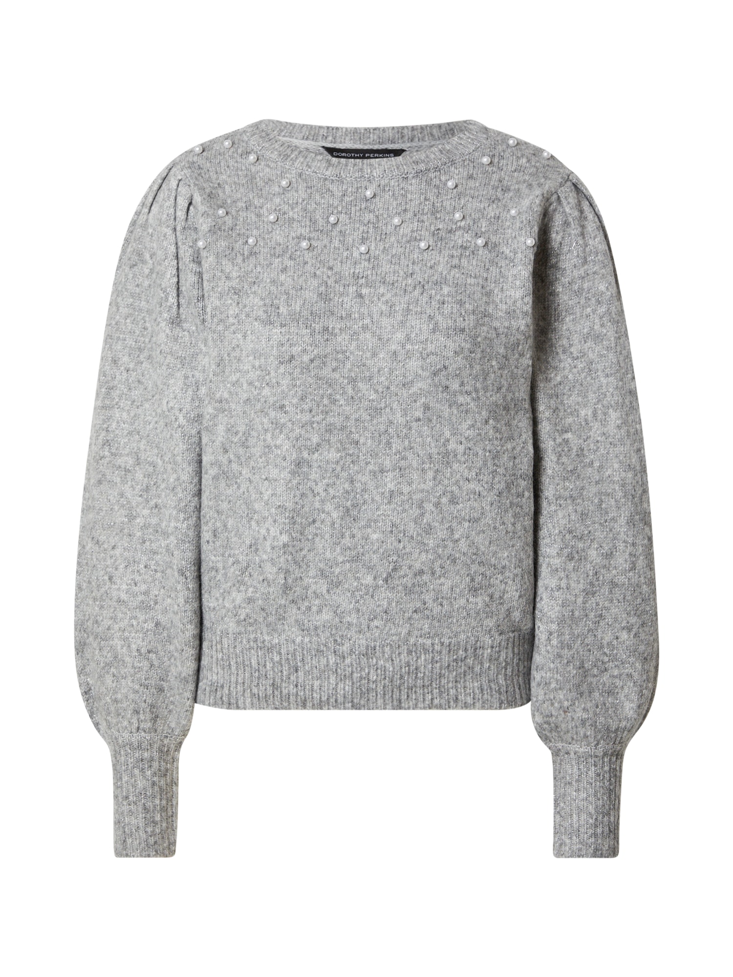 Dorothy Perkins Pulover  siva / biserno bela