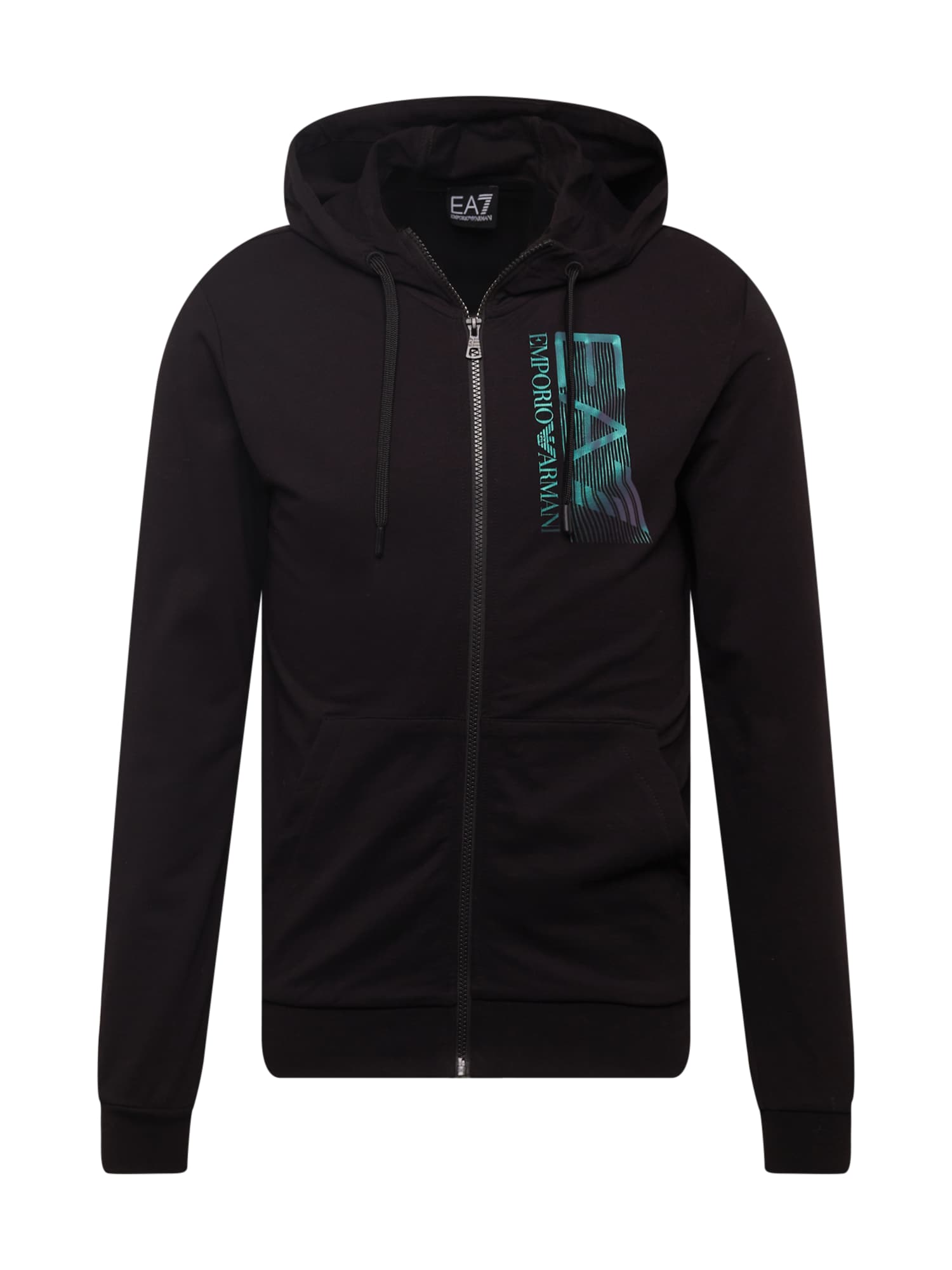 EA7 Emporio Armani Jopa na zadrgo  žad / temno liila / črna