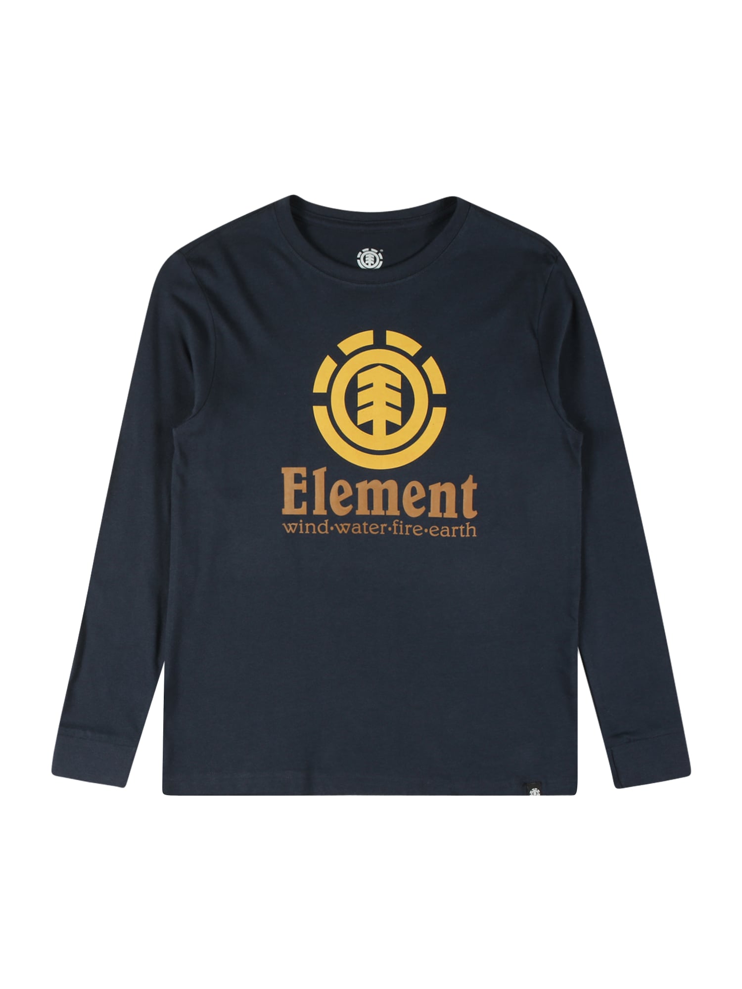 ELEMENT Majica 'VERTICAL'  mornarska / rumena / oranžna