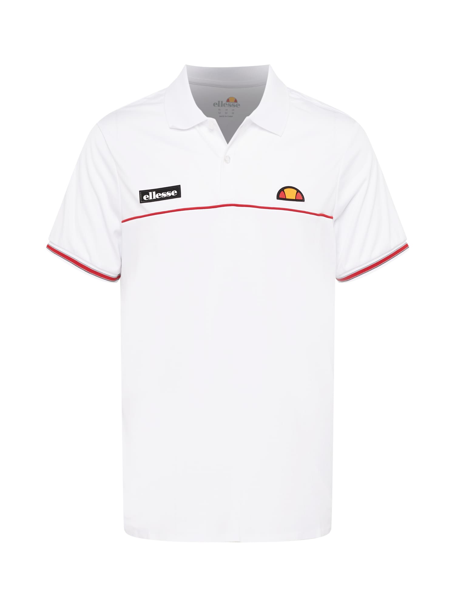 ELLESSE Funkcionalna majica 'Lin'  rdeča / bela