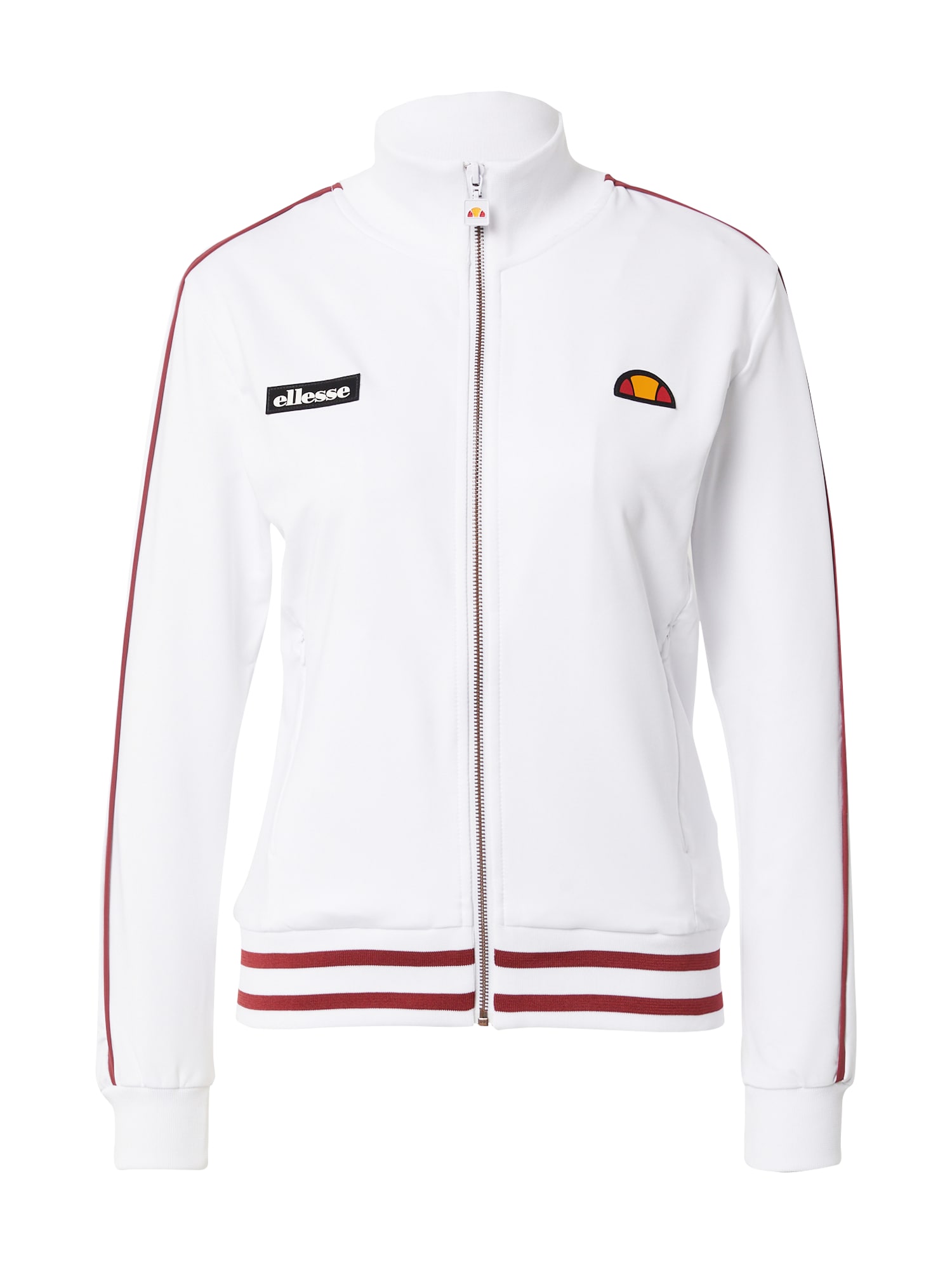 ELLESSE Jakna za trening  mandarina / grenada / črna / bela