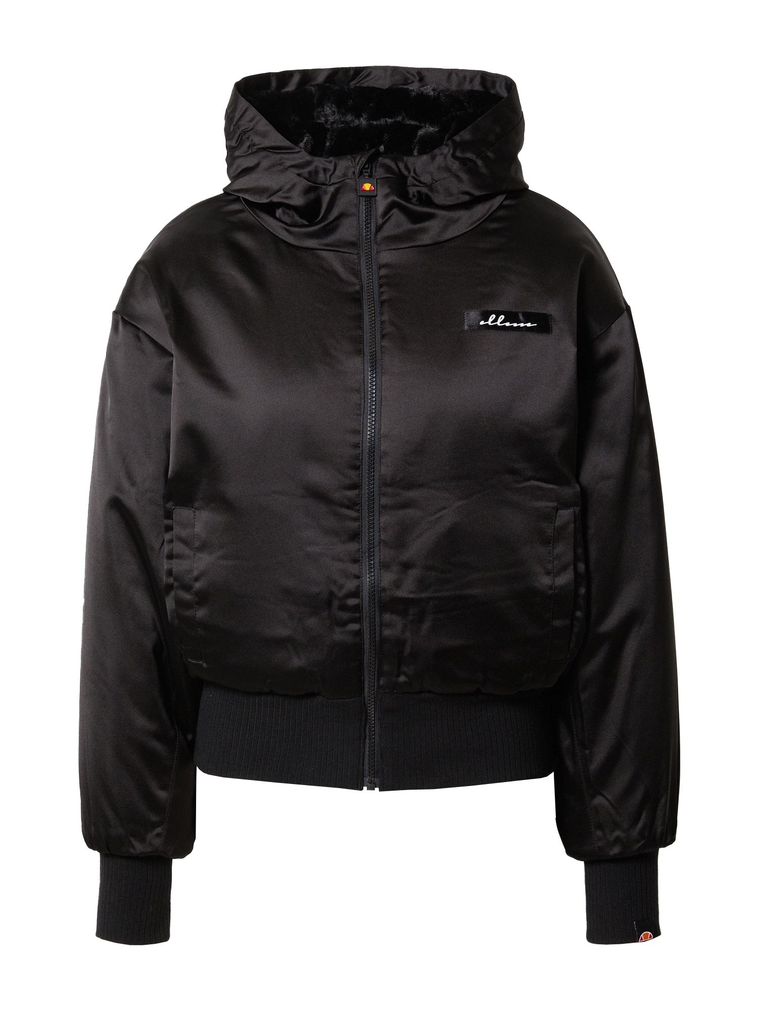 ELLESSE Prehodna jakna 'Joanara'  črna / bela