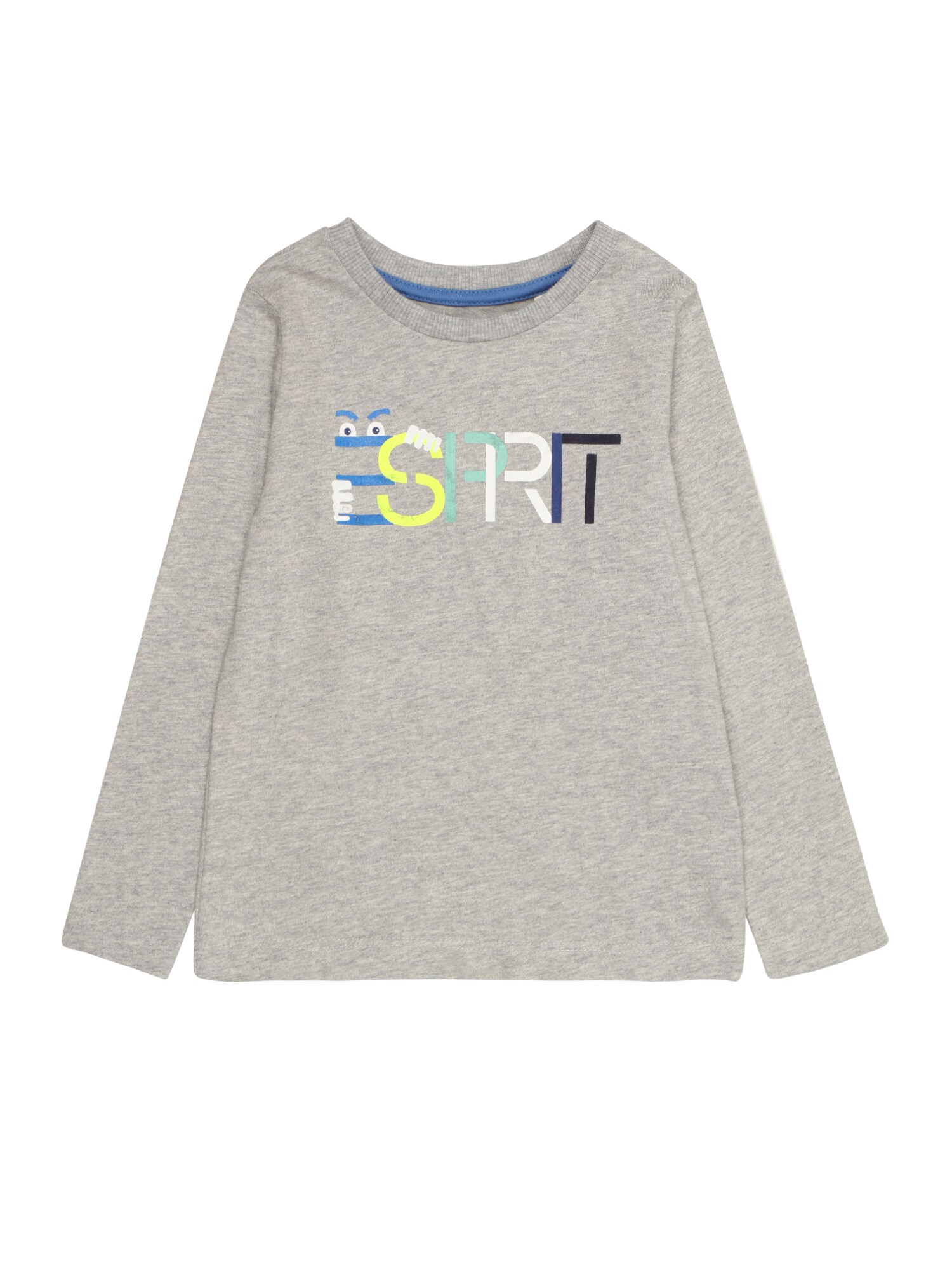 ESPRIT Majica  modra / neonsko rumena / siva / črna