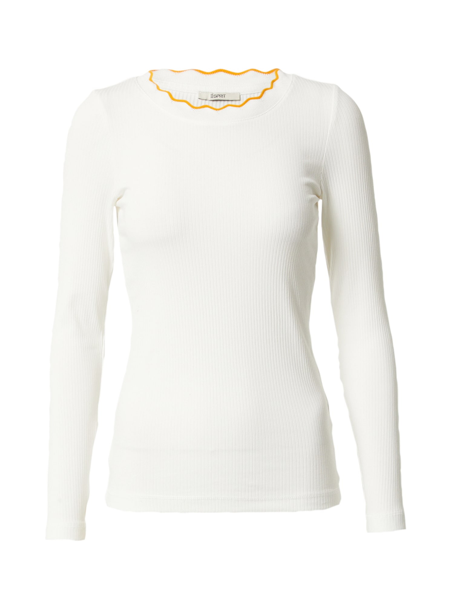 ESPRIT Majica  oranžna / off-bela