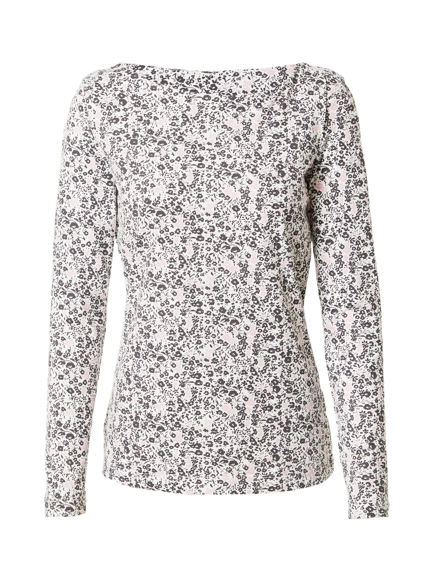 ESPRIT Majica  roza / črna / off-bela