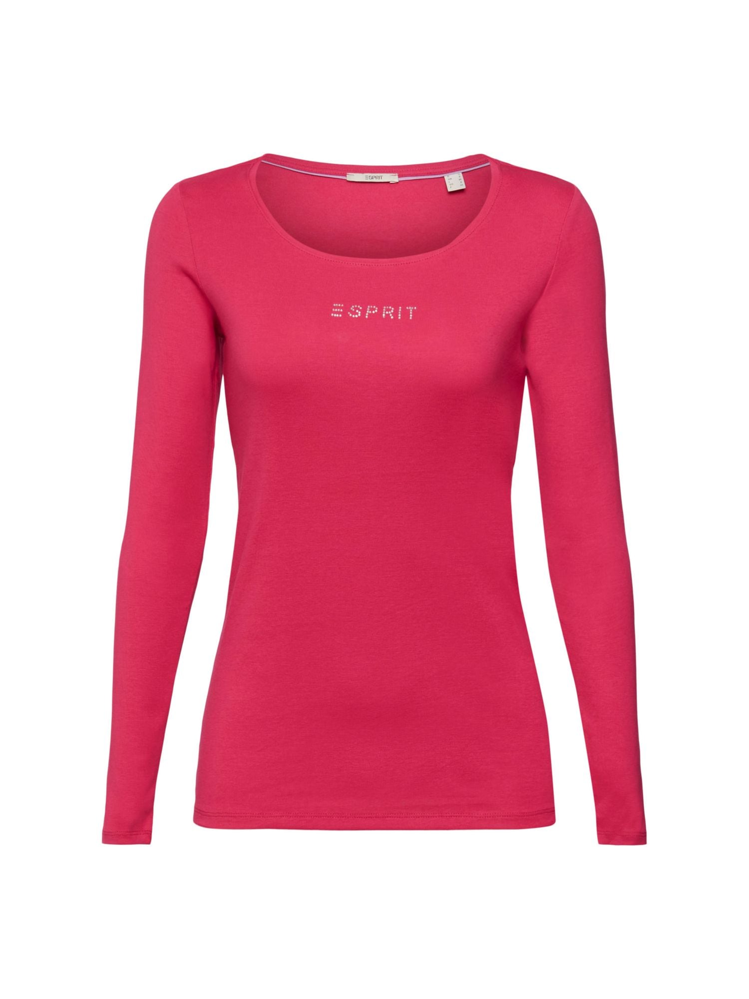 ESPRIT Majica  temno roza / srebrna