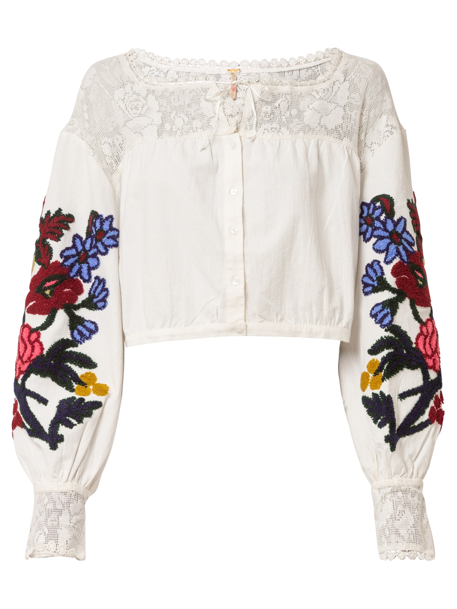 Free People Bluza 'MEADOWS'  mešane barve / bela