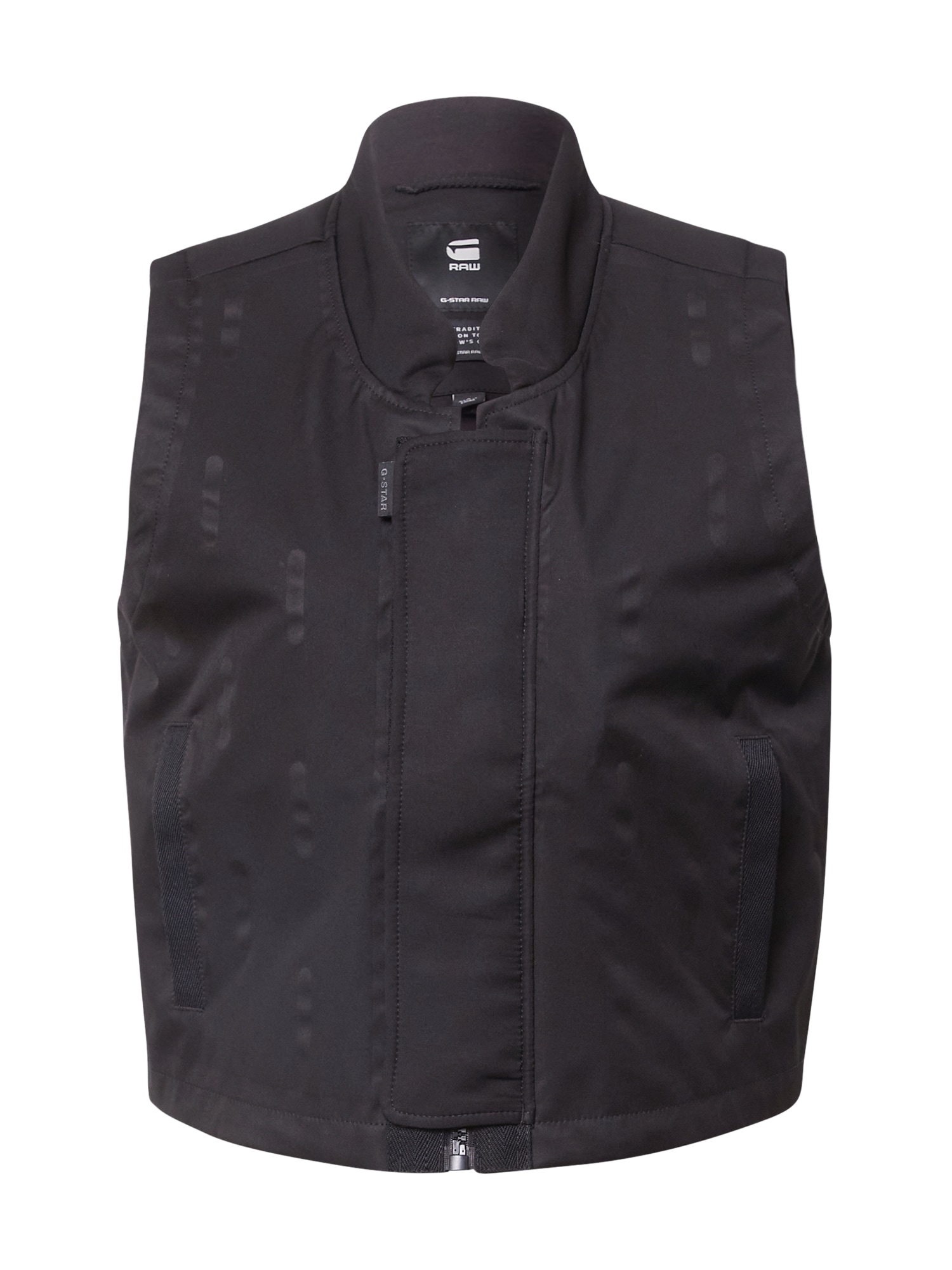 G-Star RAW Brezrokavnik  črna