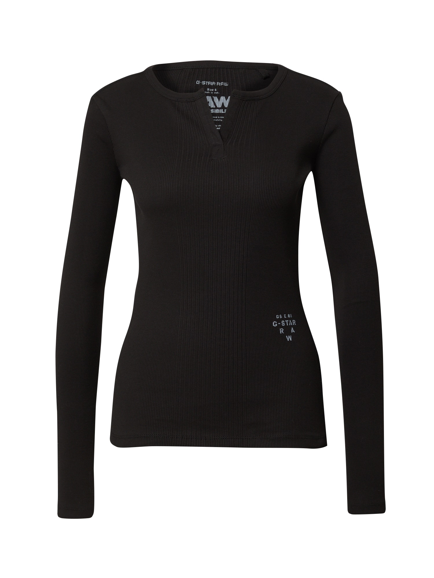 G-Star RAW Majica  črna / bela