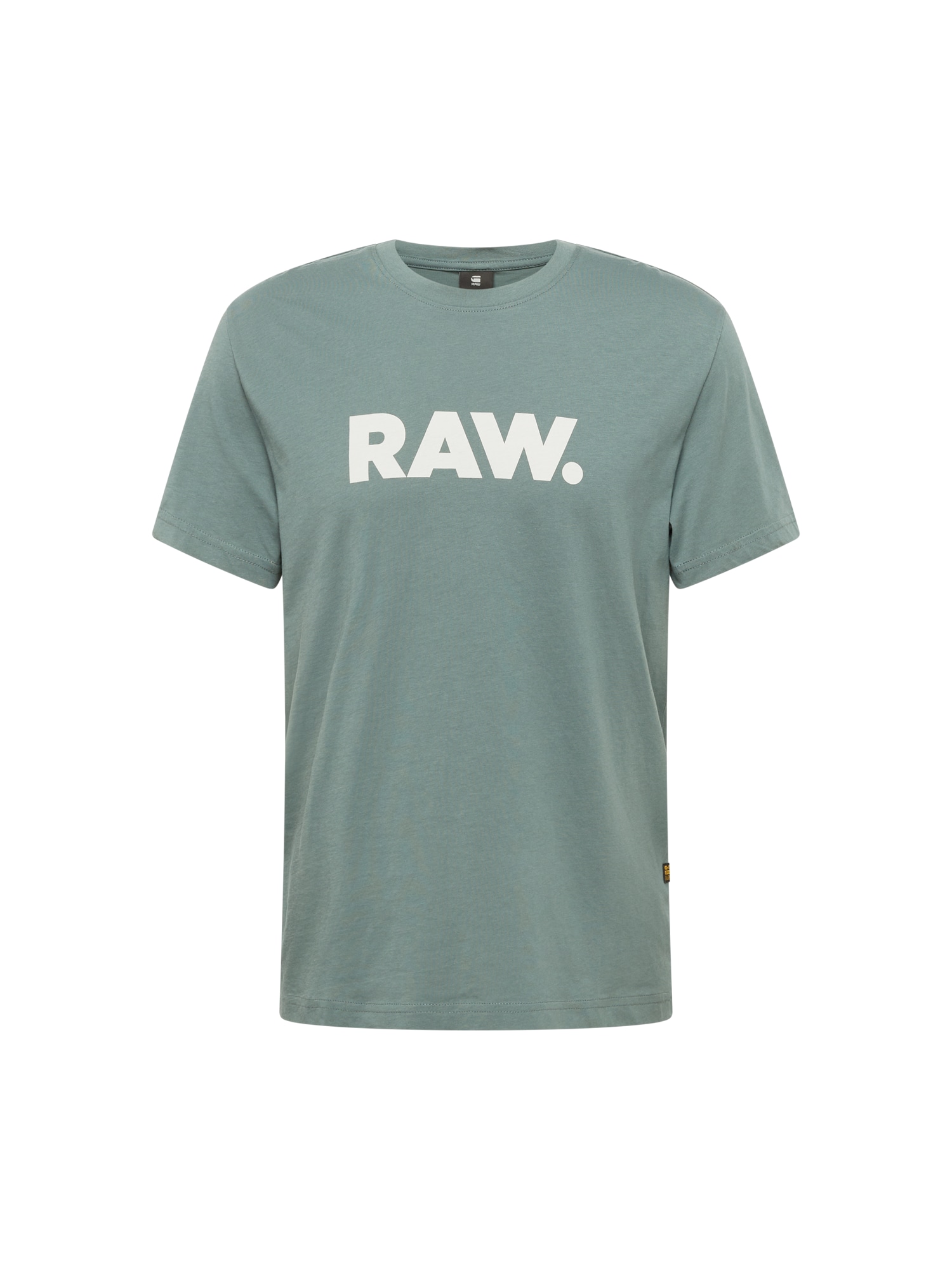 G-Star RAW Majica  temno zelena / bela