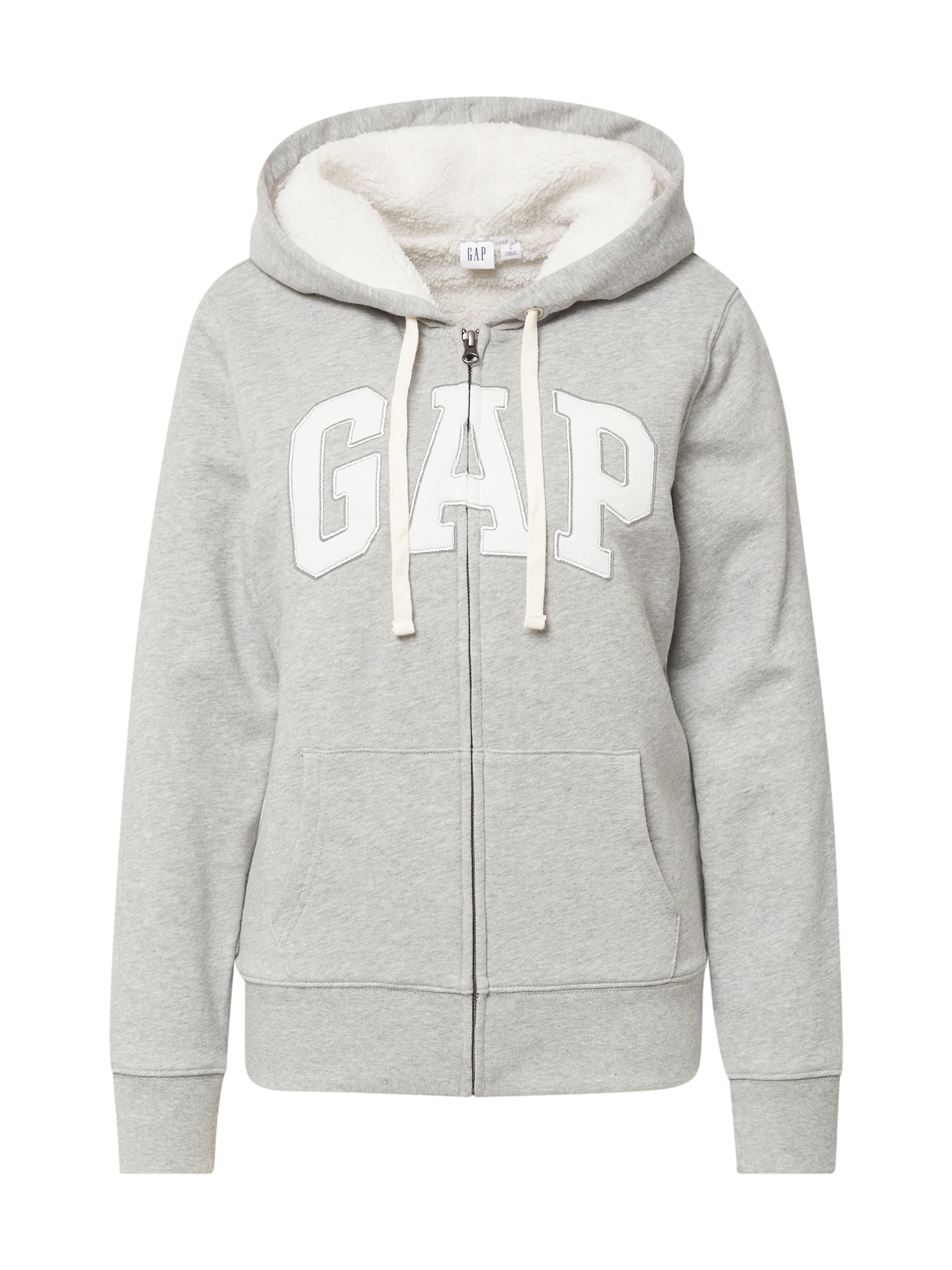 GAP Jopa na zadrgo  pegasto siva / bela
