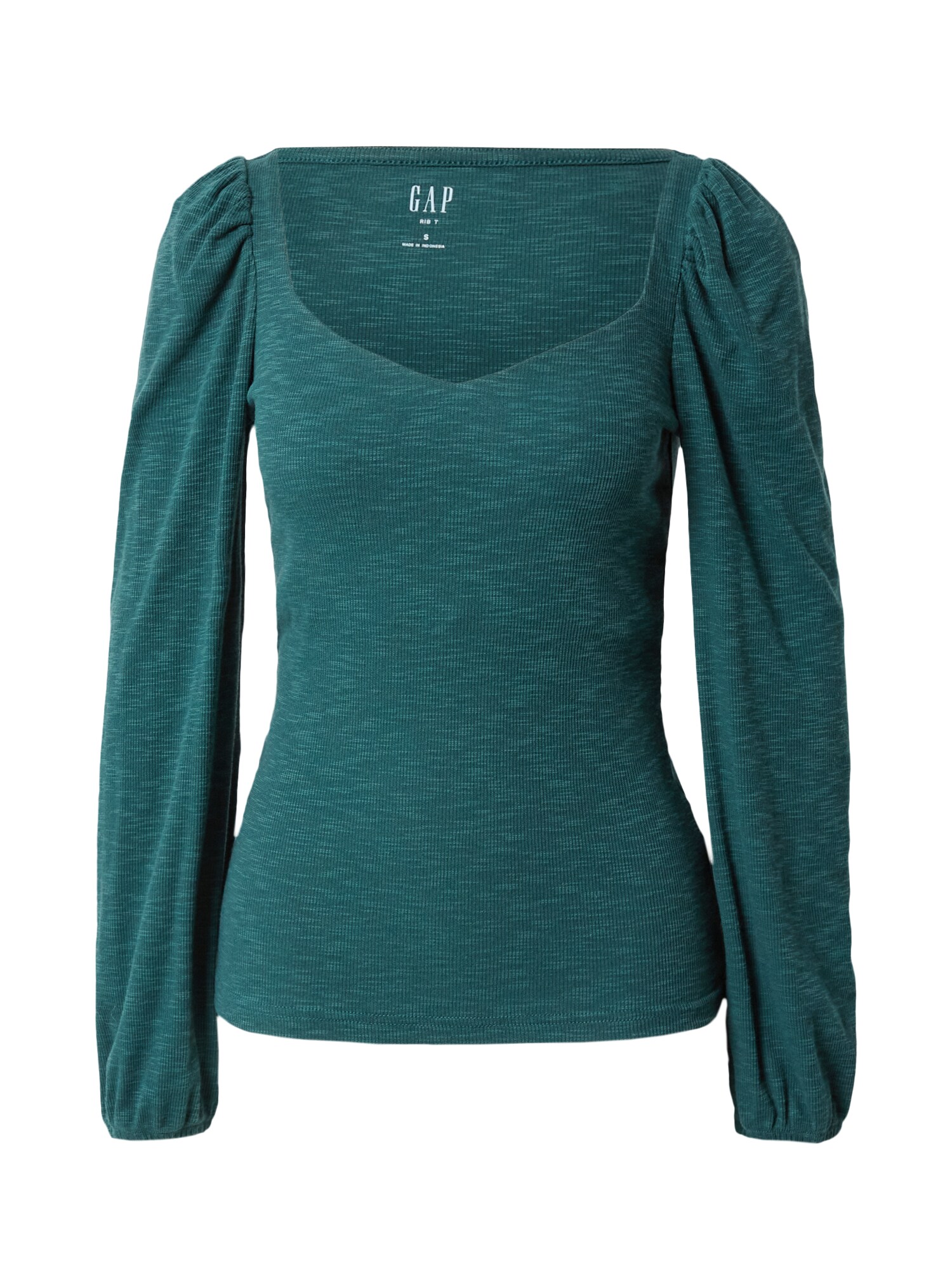 GAP Majica 'CANYON'  petrol / bela