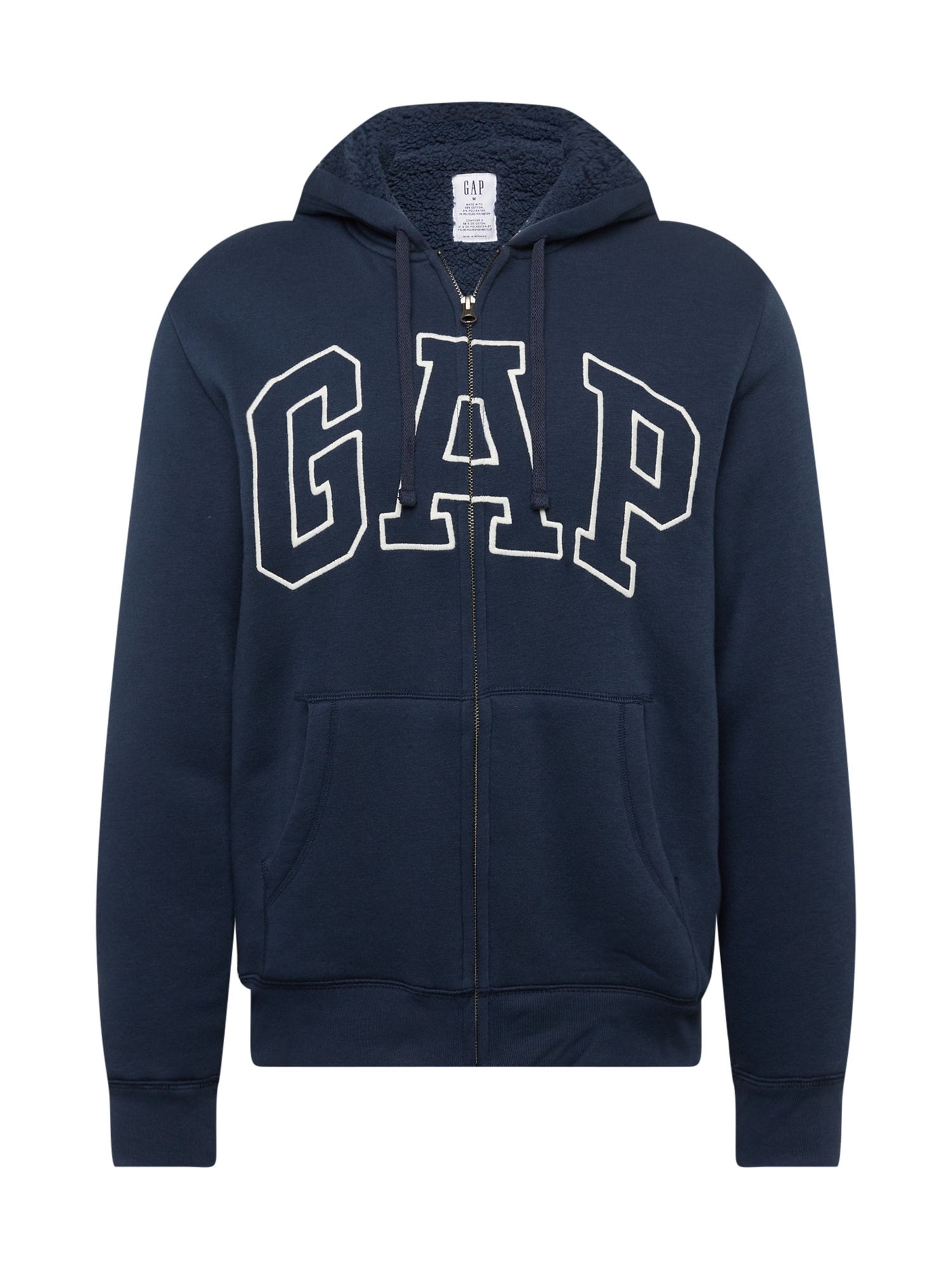 GAP Majica  temno modra / bela