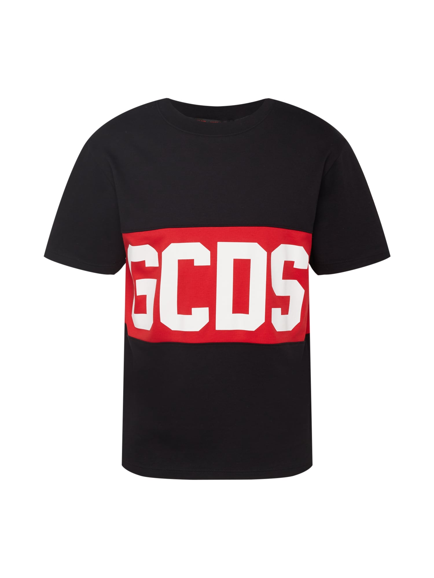 GCDS Majica  rdeča / črna / bela
